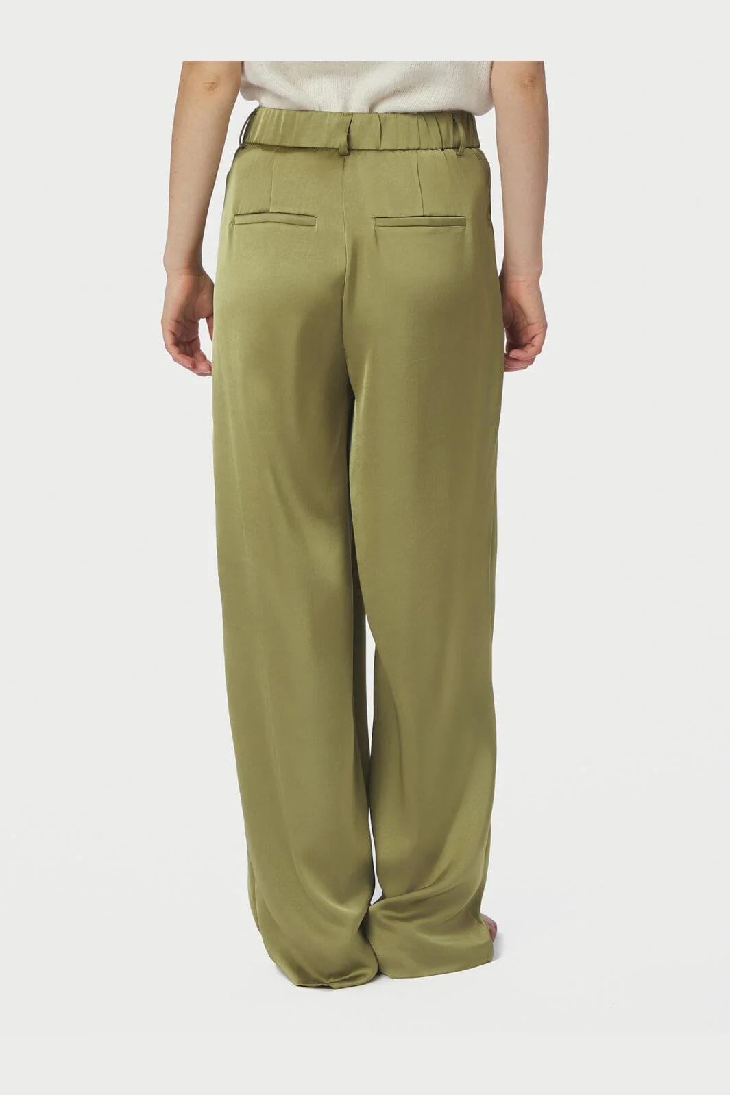 Neo Noir - Emmett Heavy Sateen Pants 164136 - 340 - Sage Green - Image 3