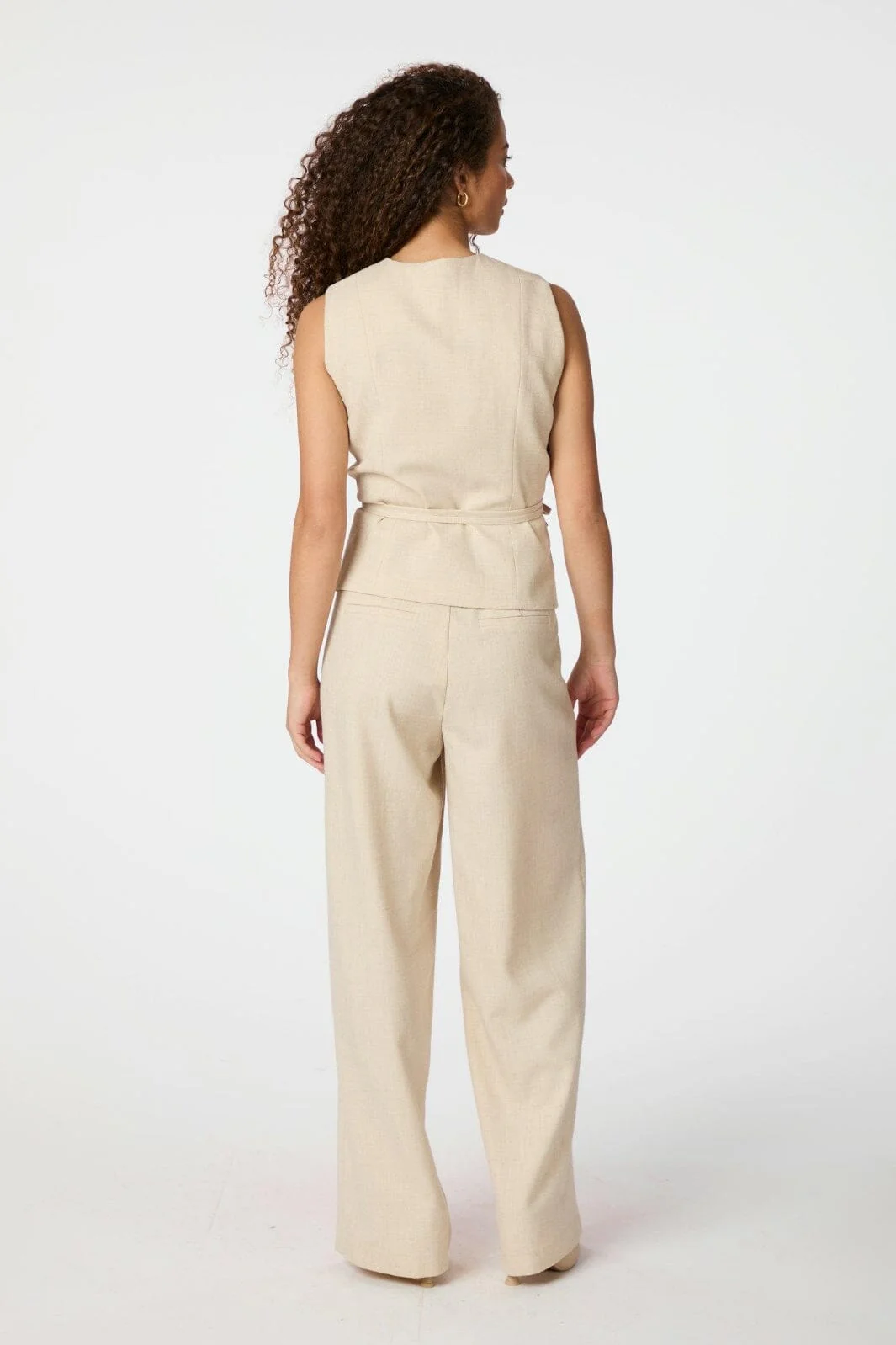 Neo Noir - Emmett Melange Pants 165059 - 976 - Beige Melange - Image 9