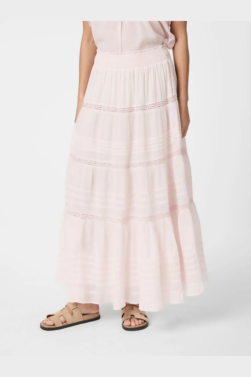 Neo Noir - Felicia S Voile Skirt 161872 - 754 - Light Pink - Image 3