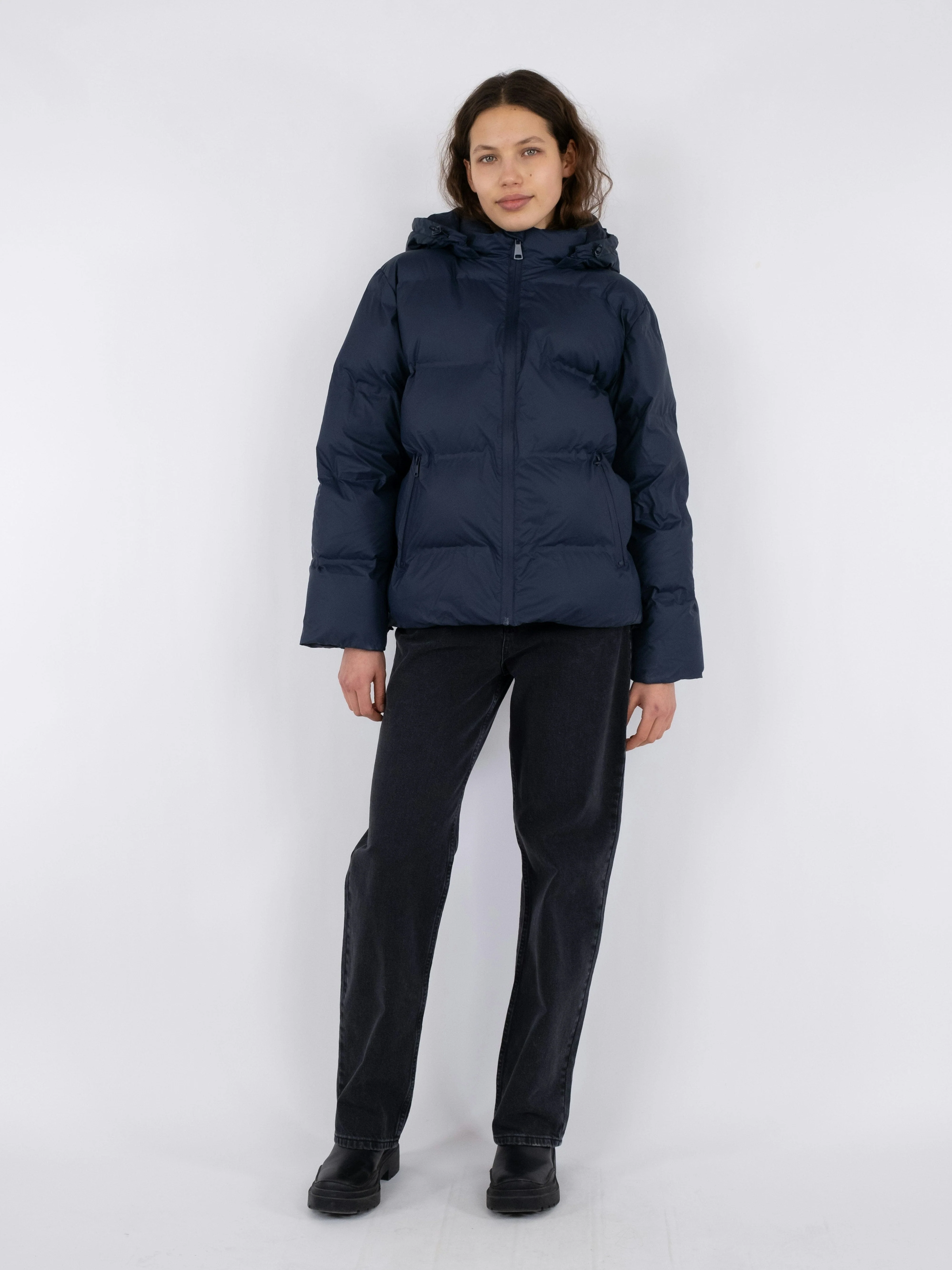 Neo Noir - Fox C Puffer Jacket - Navy - Image 9