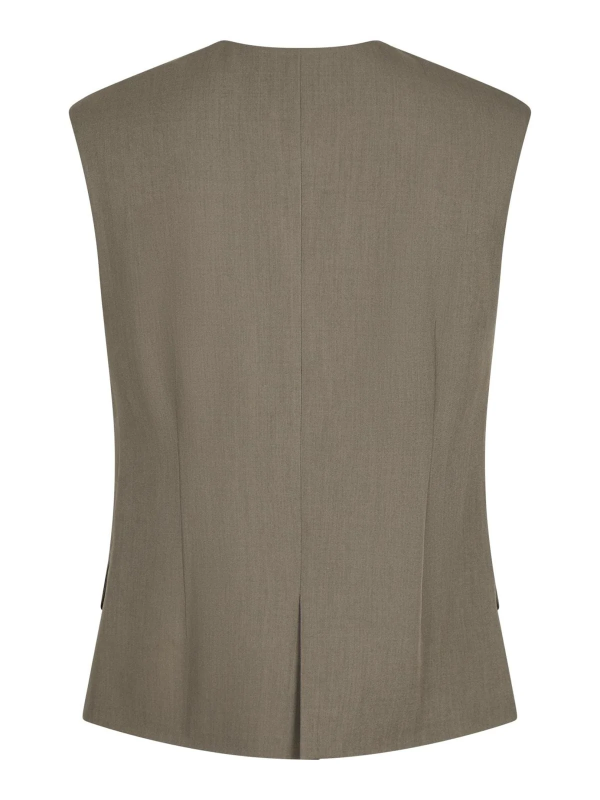 Neo Noir - Gamina Structure Waistcoat - Khaki - Image 5