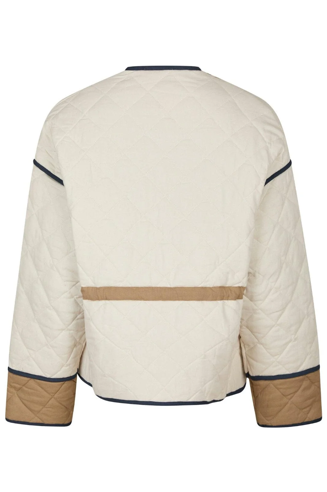 Neo Noir - Gerdi Solid Quilt Jacket 164871 - 122 - Creme - Image 8