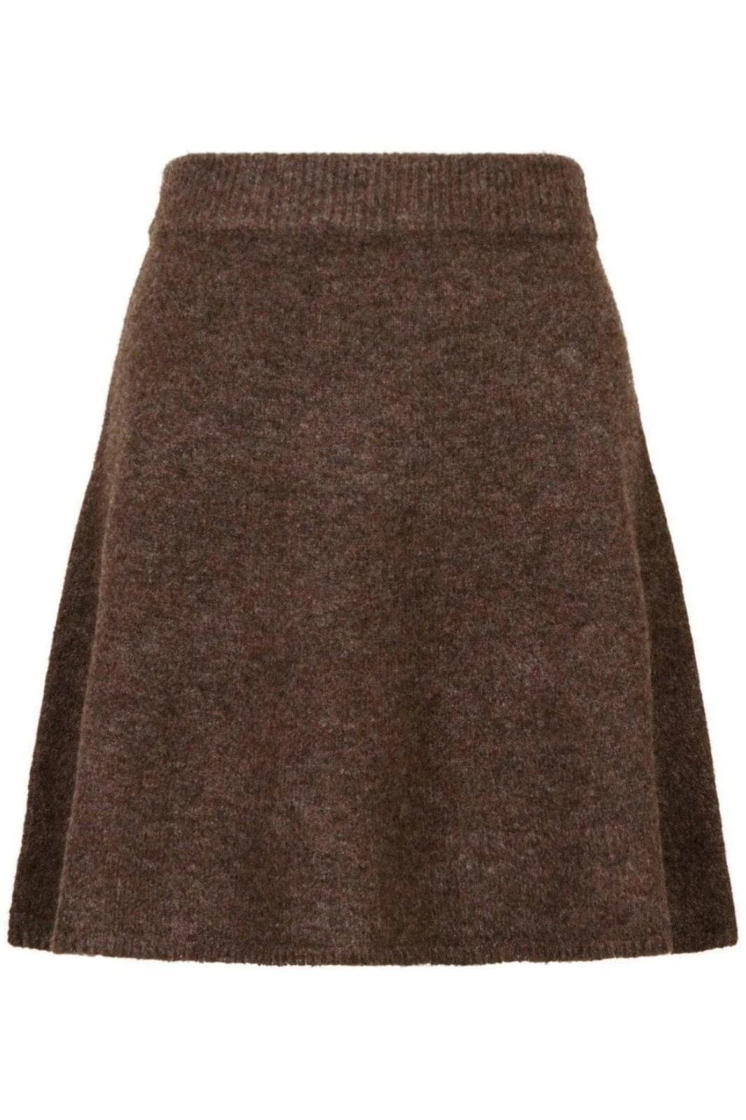 Neo Noir - Gisa Knit Skirt - Brown Melange - Image 2