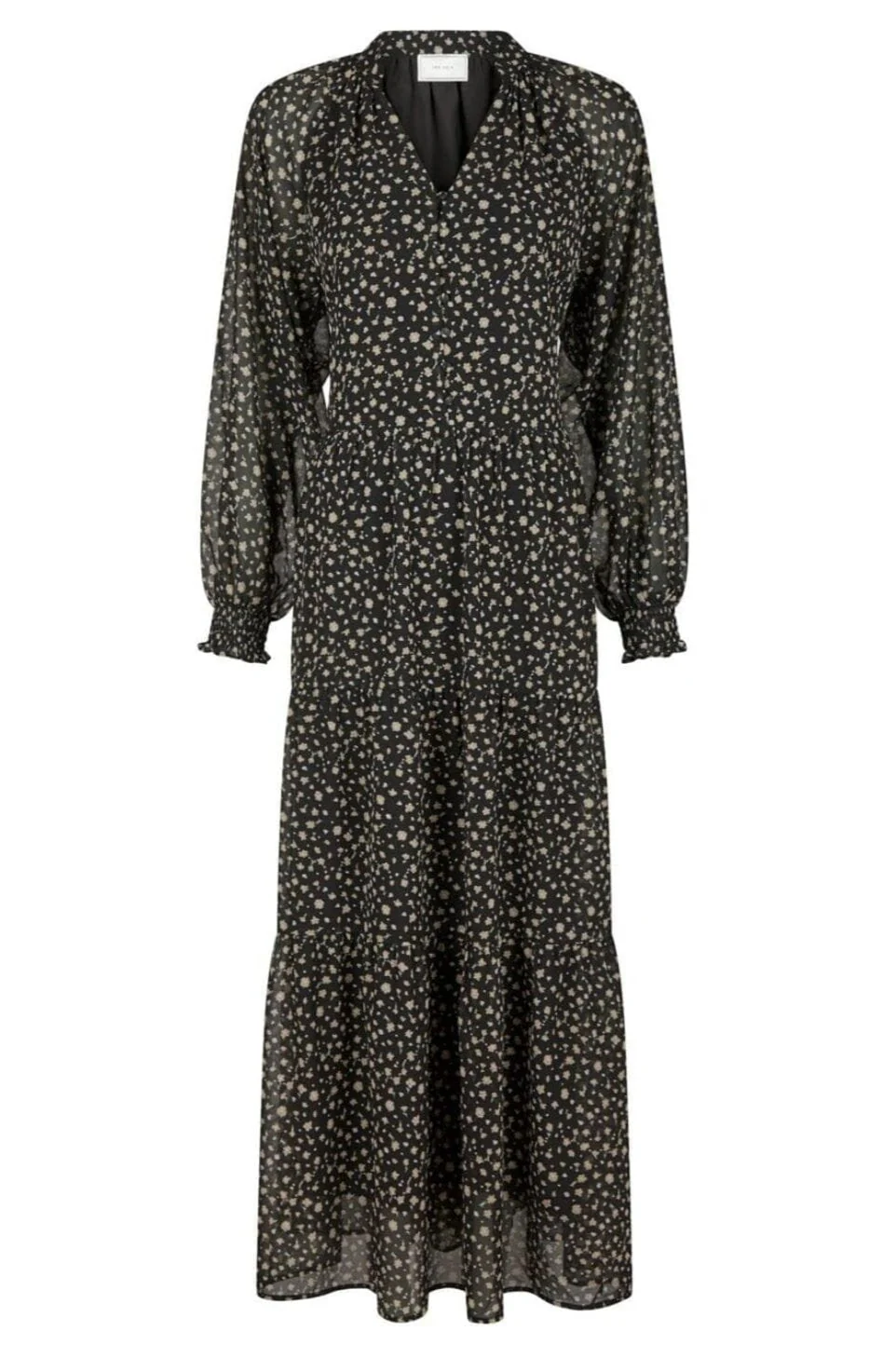 Neo Noir - Hiko Secret Flower Dress - Black - Image 2