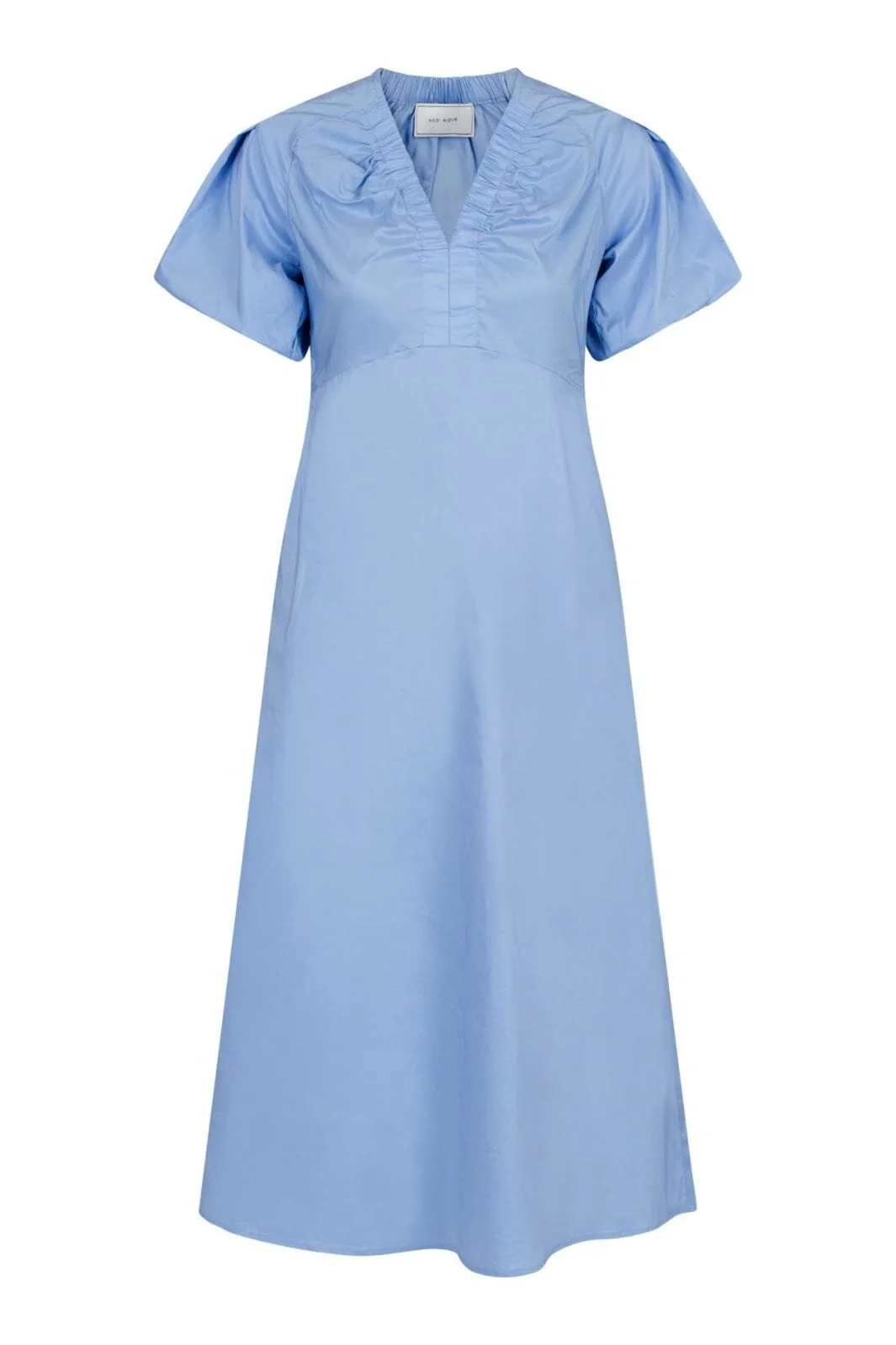 Neo Noir - Illana Poplin Dress - Sky Blue - Image 2