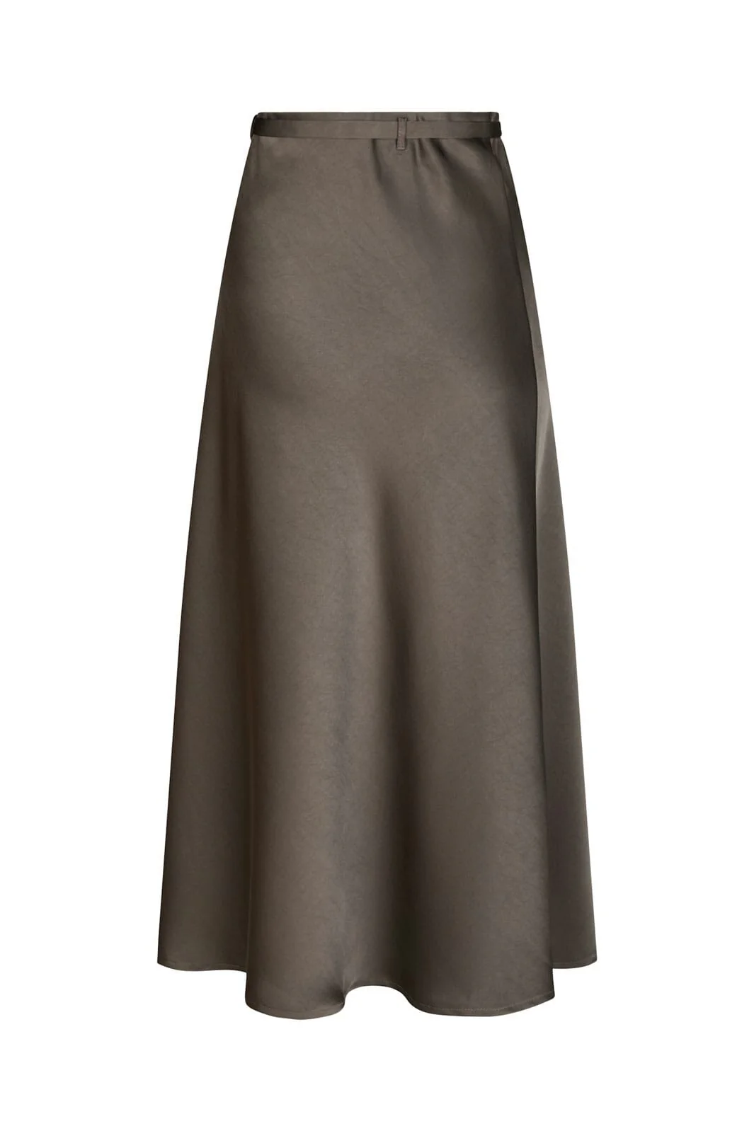 Neo Noir - Innell Heavy Sateen Skirt 165932 - 189 - Warm Grey - Image 4