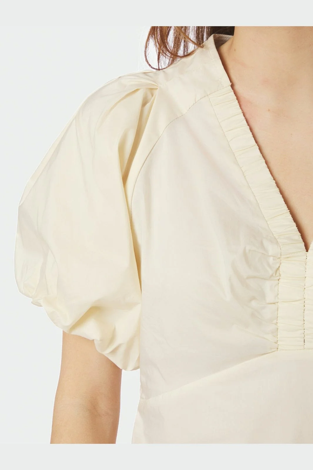 Neo Noir - Irina Poplin Blouse 162219 - 416 - Butter Yellow - Image 6