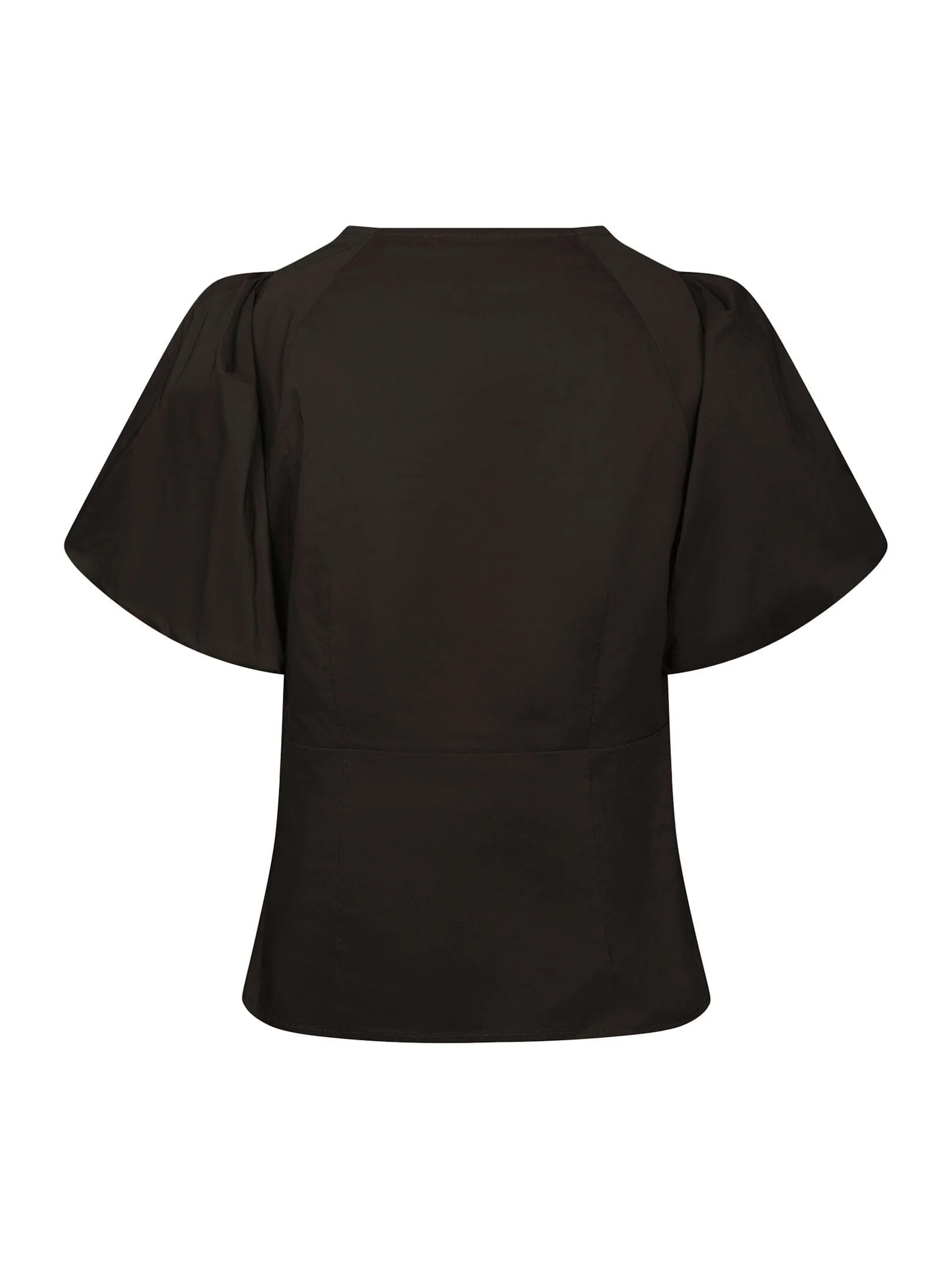 Neo Noir - Irina Poplin Blouse 162219 - 584 - Chocolate Brown - Image 6