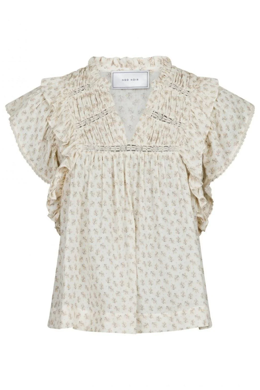 Neo Noir - Jayla Basic Blossom Top - Creme - Image 2