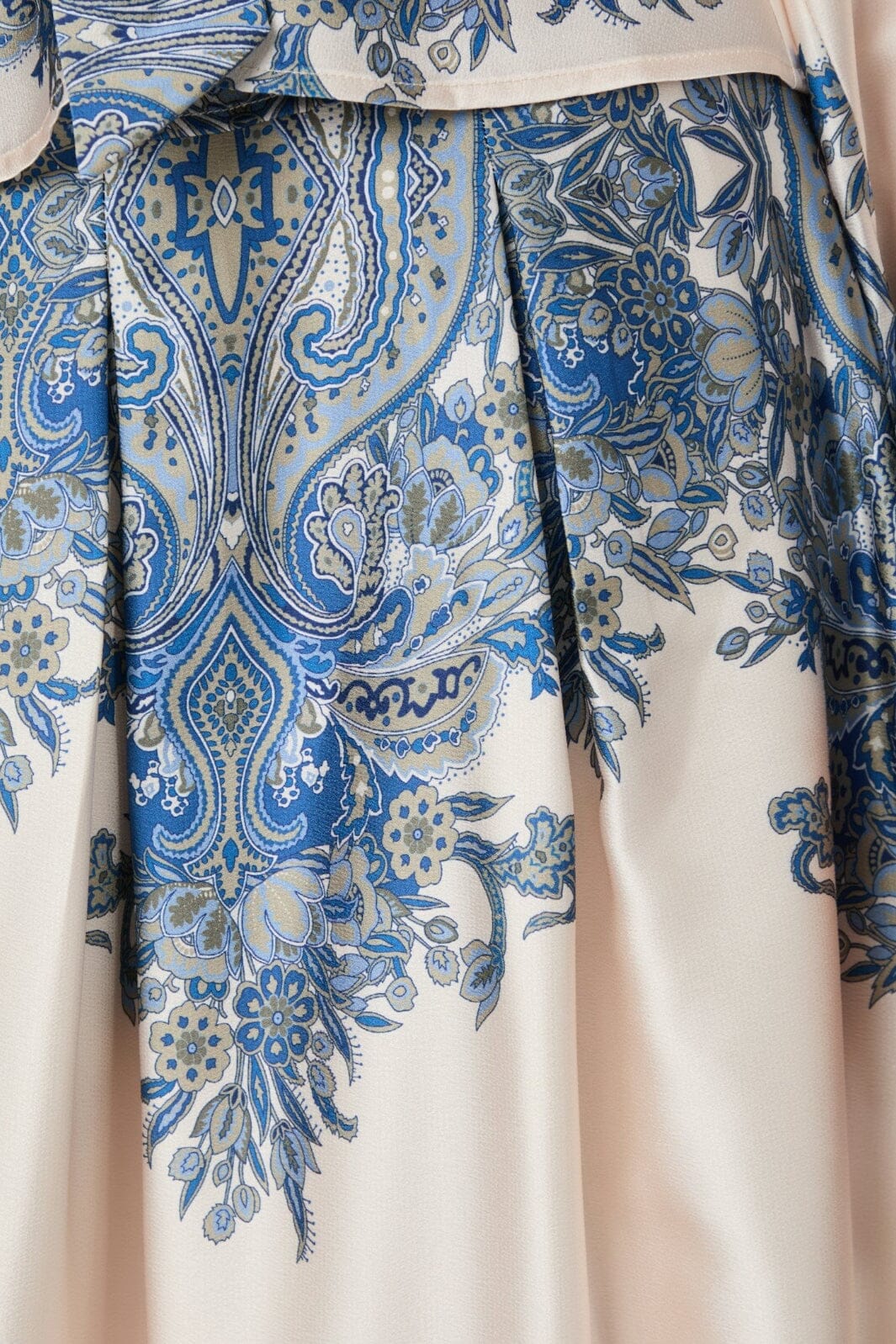 Neo Noir - Lenni Paisley Border Skirt 166205 - 348 - Ash Blue - Image 5