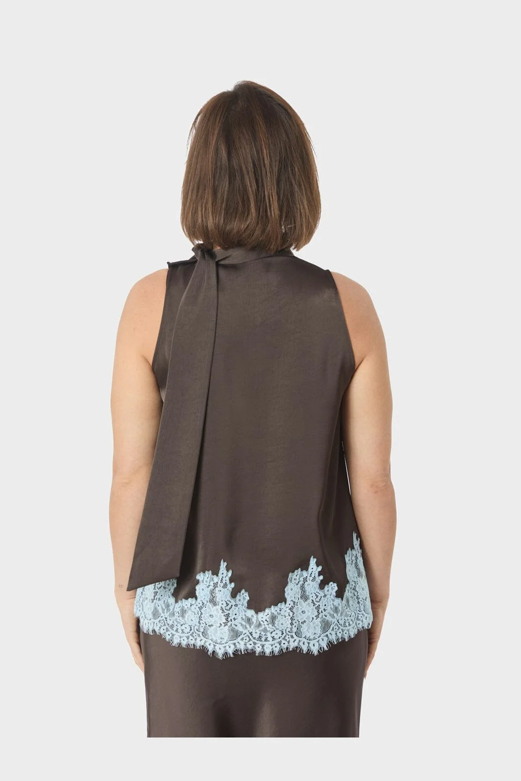 Neo Noir - Lorenz Lace Top 167826 - 676 - Dark Brown - Image 4