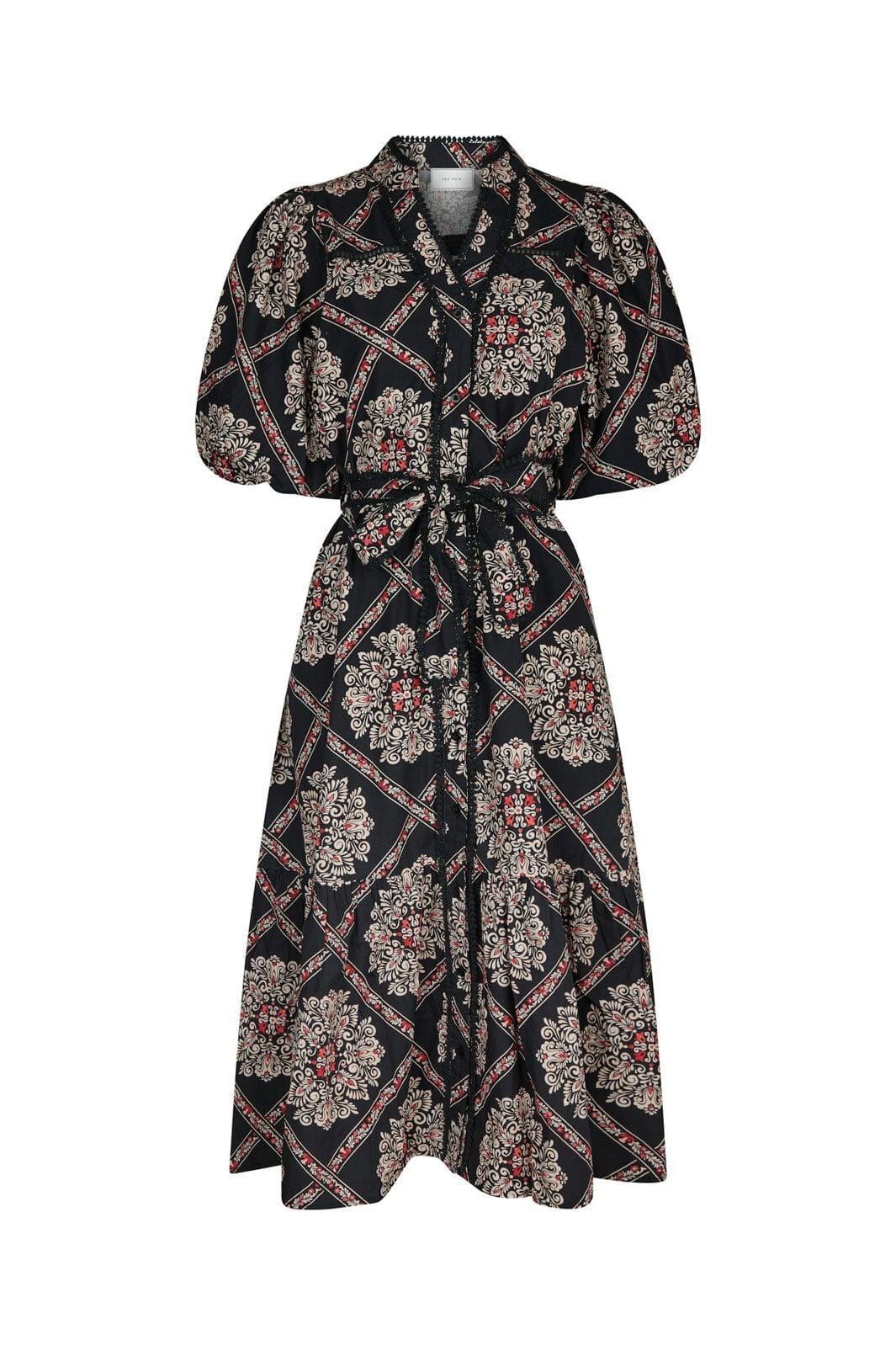 Neo Noir - Margarita Pure Boho Dress 166783 - 100 - Black - Image 2
