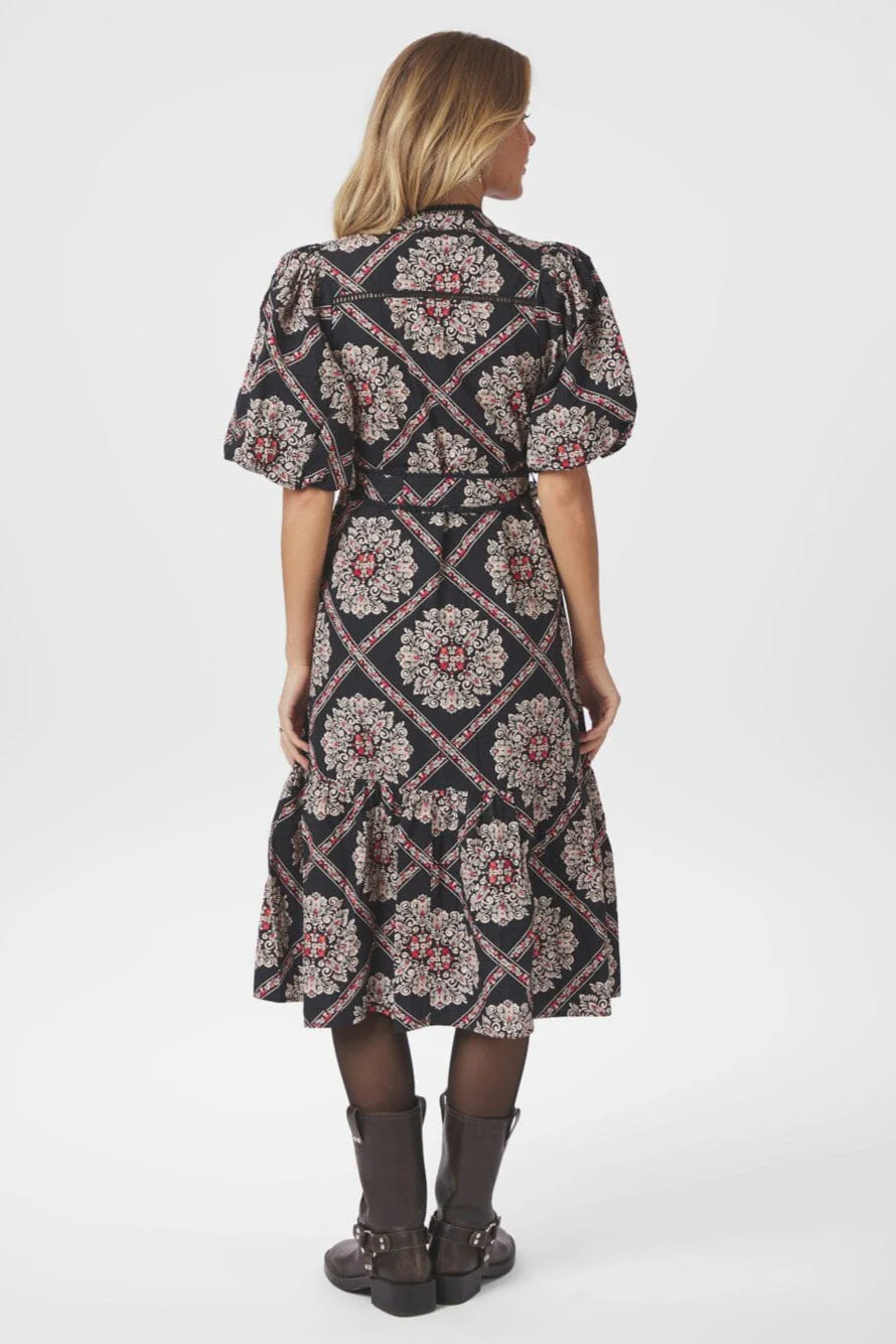 Neo Noir - Margarita Pure Boho Dress 166783 - 100 - Black - Image 6