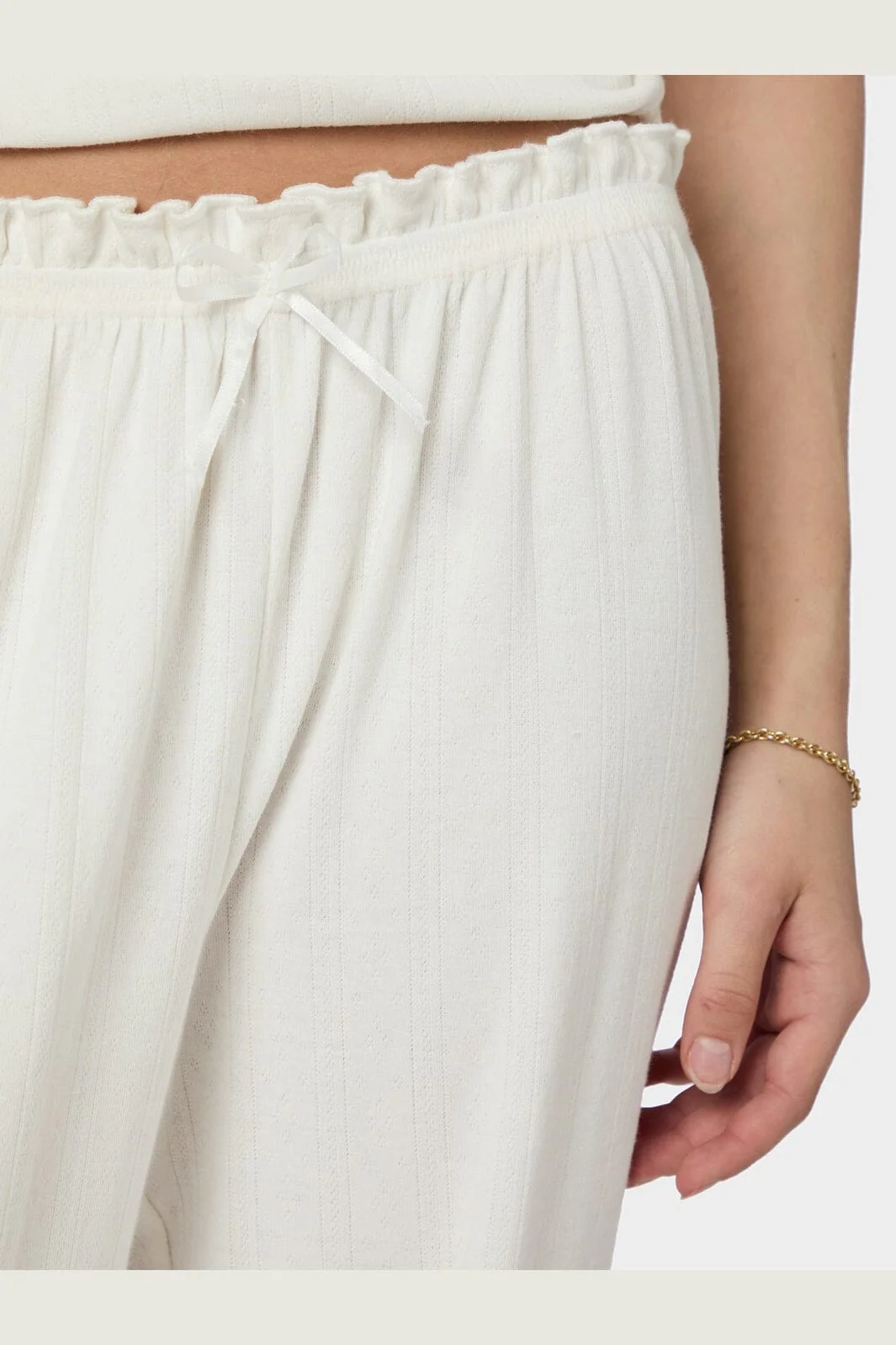 Neo Noir - Maris Pointelle Pants 167798 - 121 - Off White - Image 4