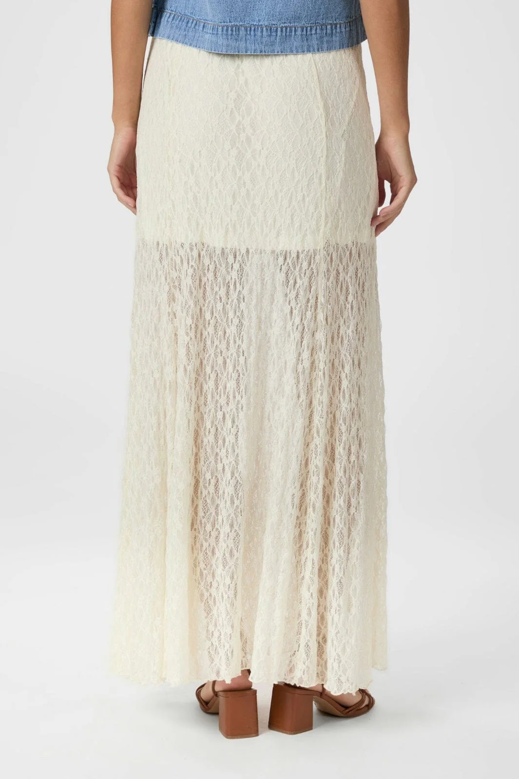 Neo Noir - Mariya Lace Skirt 165926 - 121 - Off White - Image 5