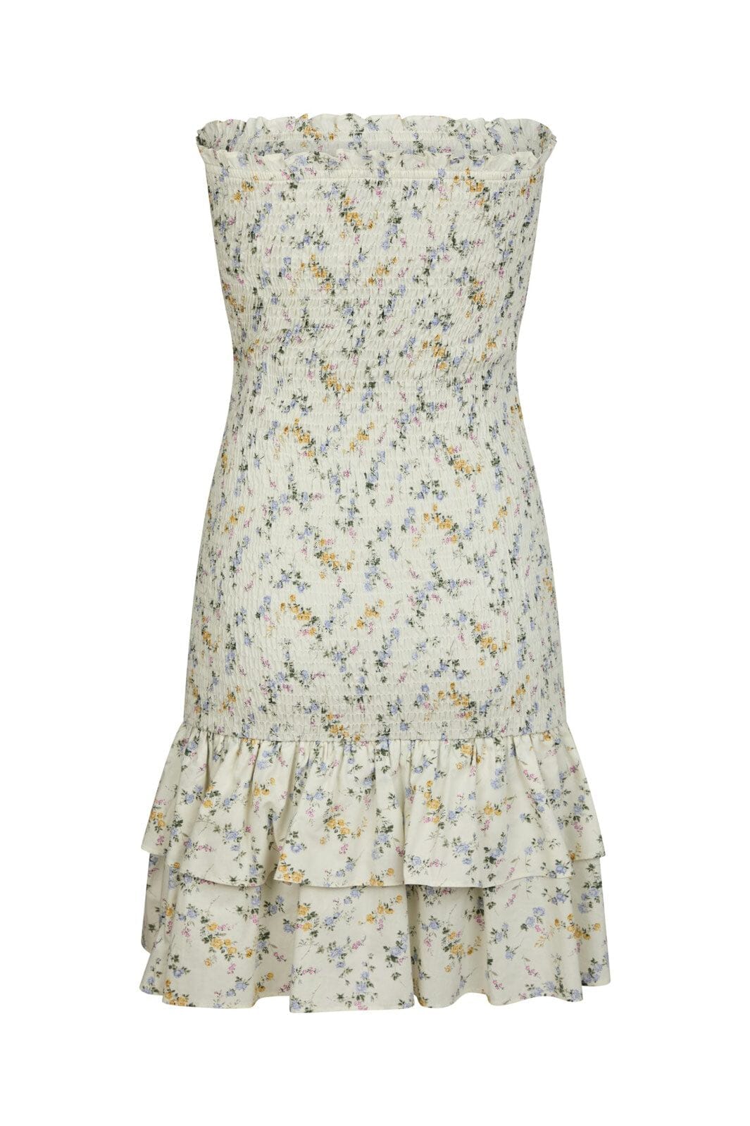 Neo Noir - Mikka Smock Print Dress 164929 - 122 - Creme - Image 3