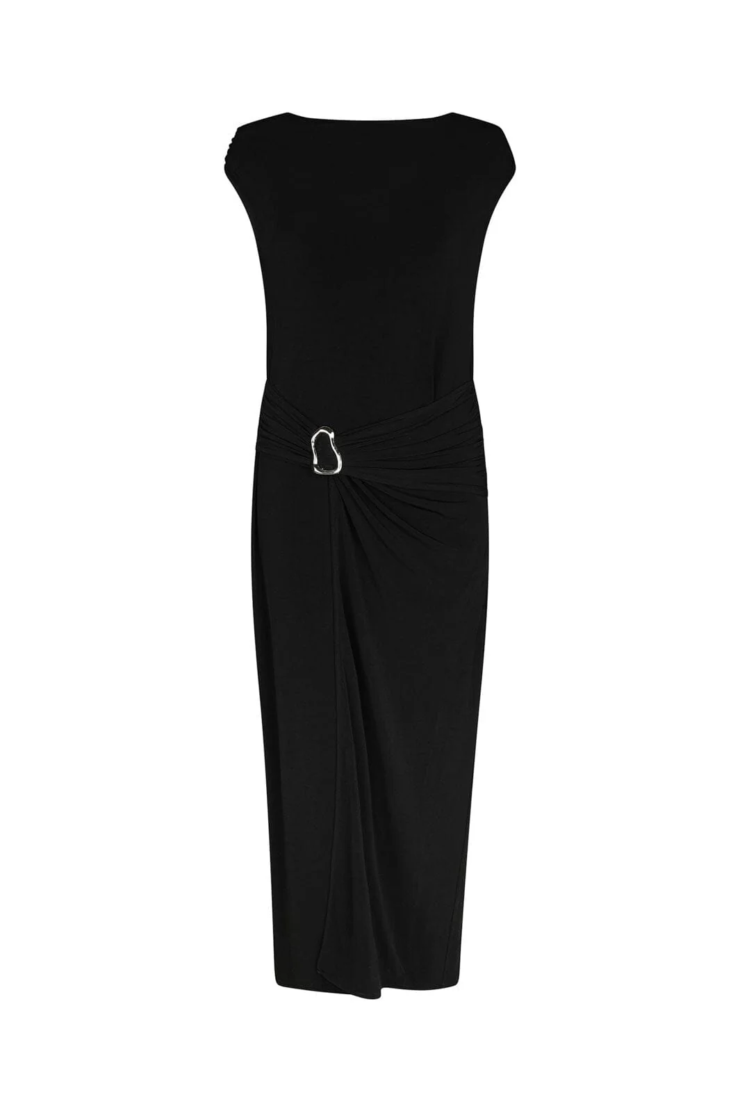 Neo Noir - Minja Drapy Dress 165728 - 100 - Black - Image 2