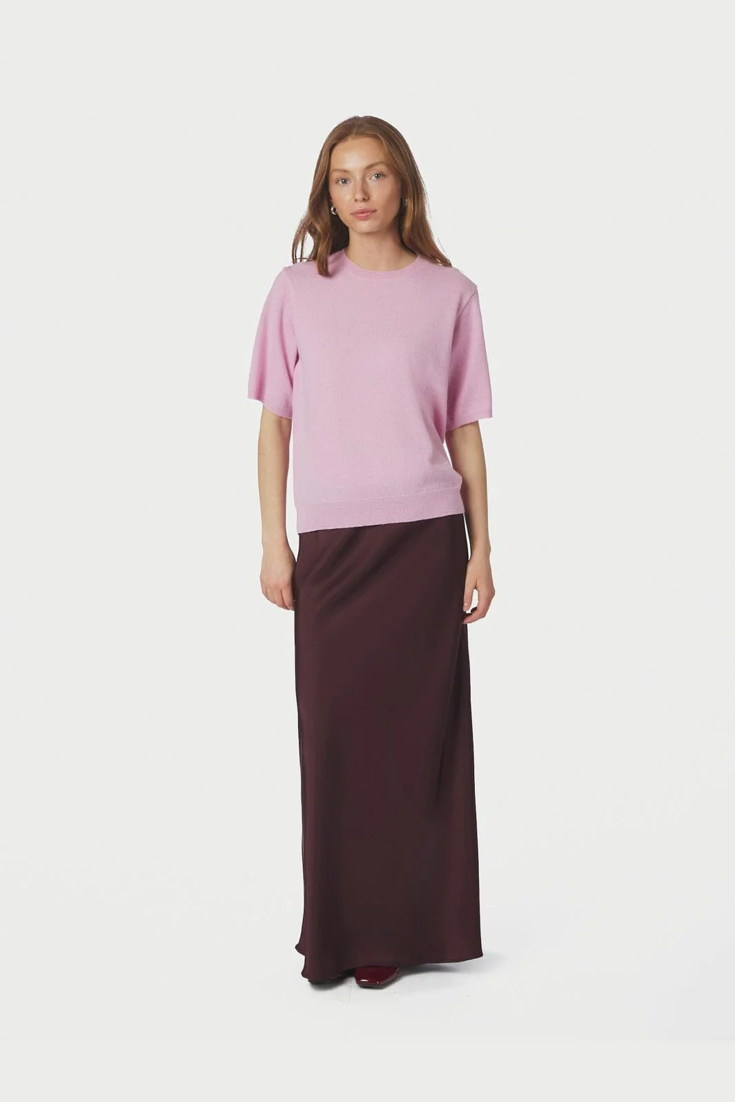 Neo Noir - Missy Knit Tee 161927 - 754 - Light Pink - Image 7