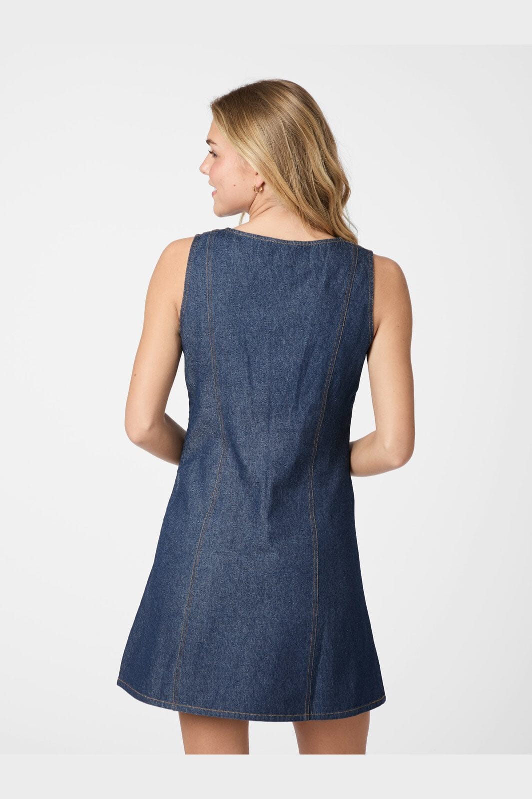 Neo Noir - Nava Denim Dress 164290 - 534 - Dark Blue - Image 4