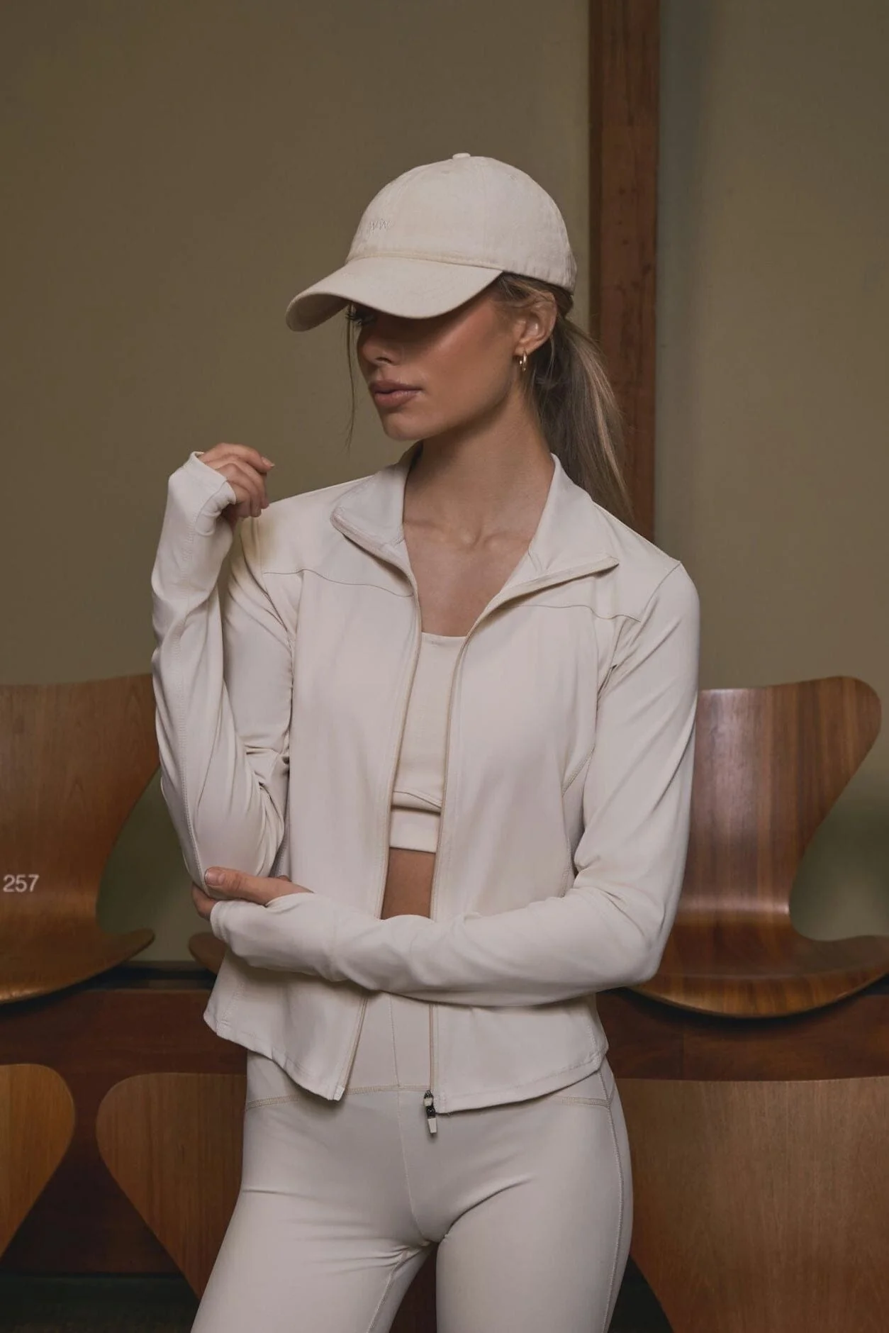 Neo Noir - Nolana Zip Blouse 167175 - 124 - Ivory - Image 2