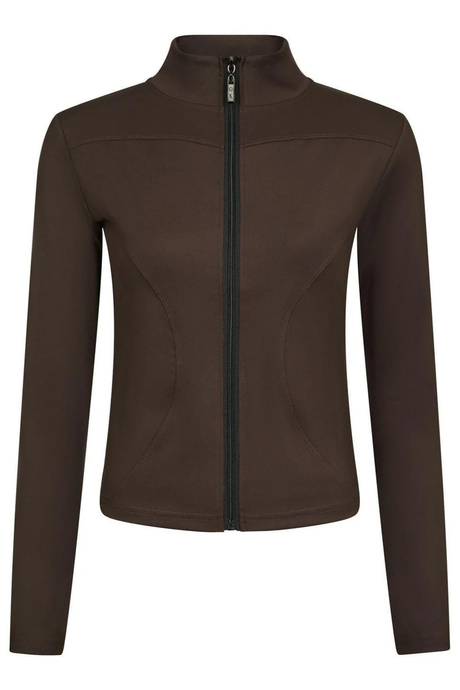 Neo Noir - Nolana Zip Blouse 167175 - 584 - Chocolate Brown - Image 3