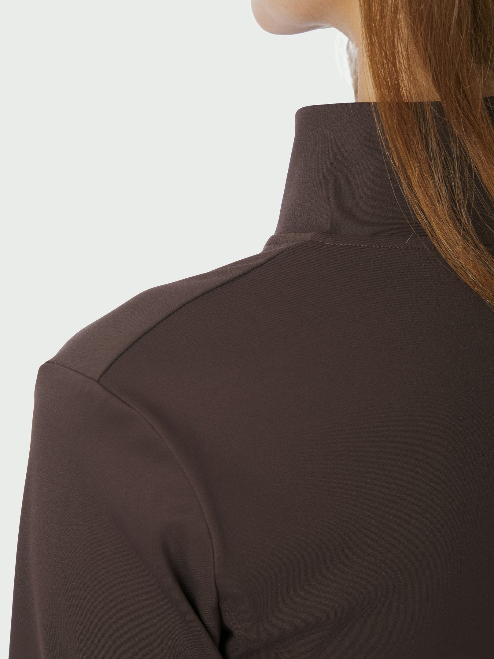 Neo Noir - Nolana Zip Blouse 167175 - 584 - Chocolate Brown - Image 7