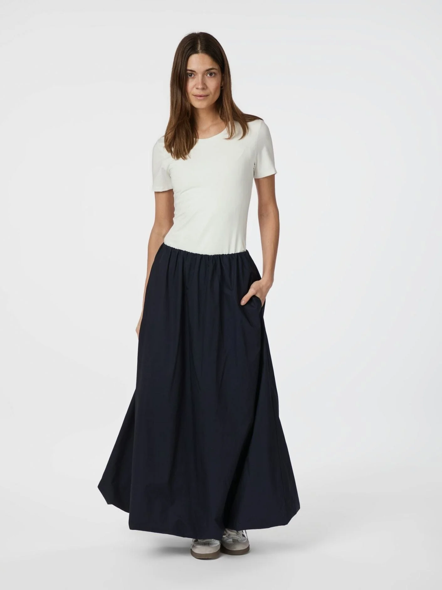 Neo Noir - Ober Long Balloon Skirt 163694 - 141 - Navy - Image 2