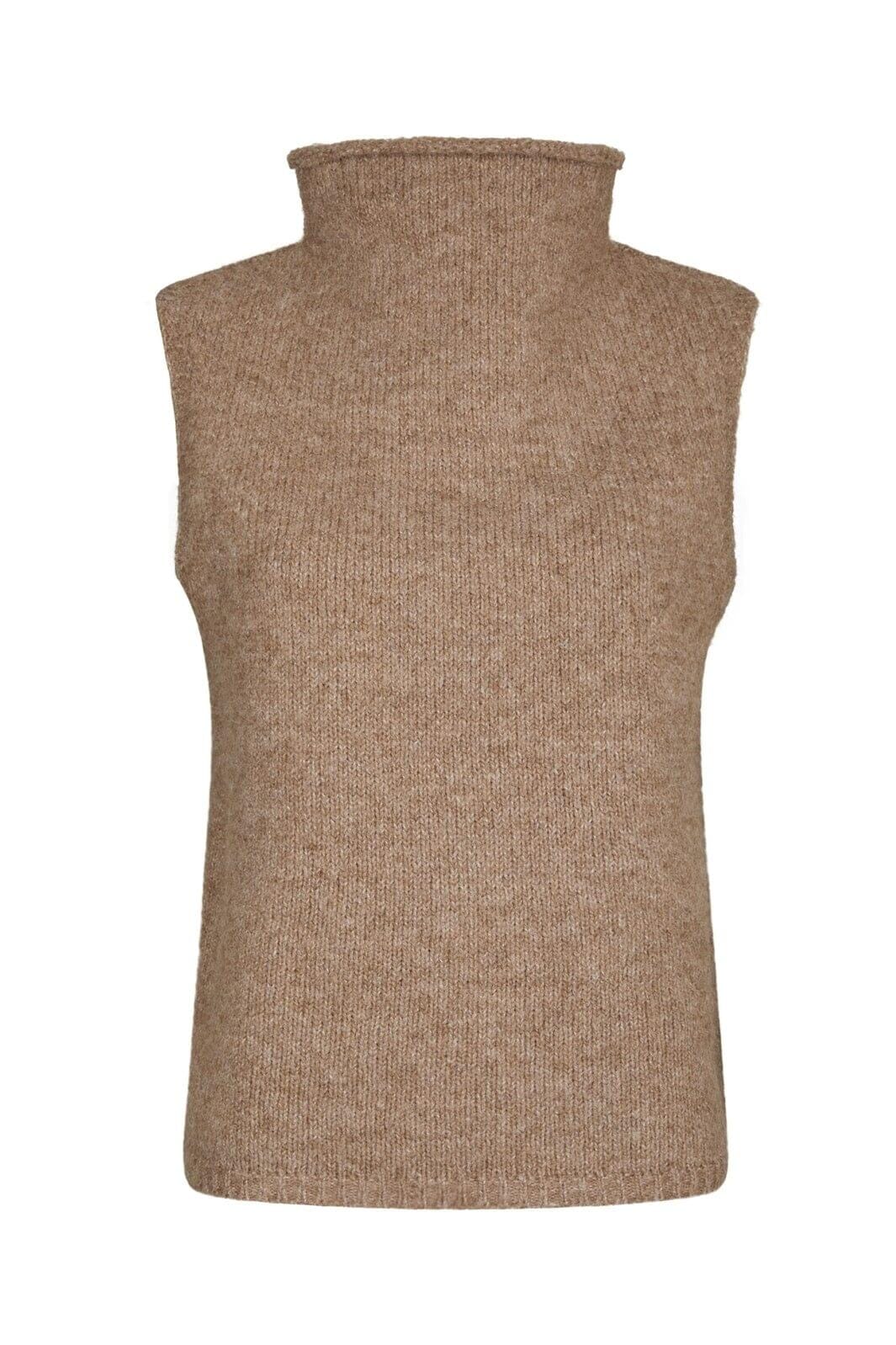 Neo Noir - Odelia Knit Top 161753 - 125 - Dark Sand - Image 2
