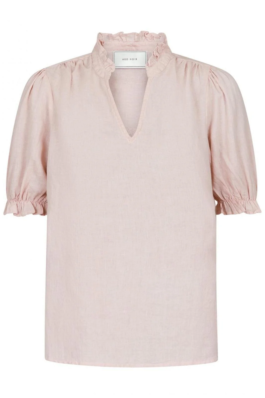 Neo Noir - Odesa Linen Blouse - Rose Smoke - Image 2