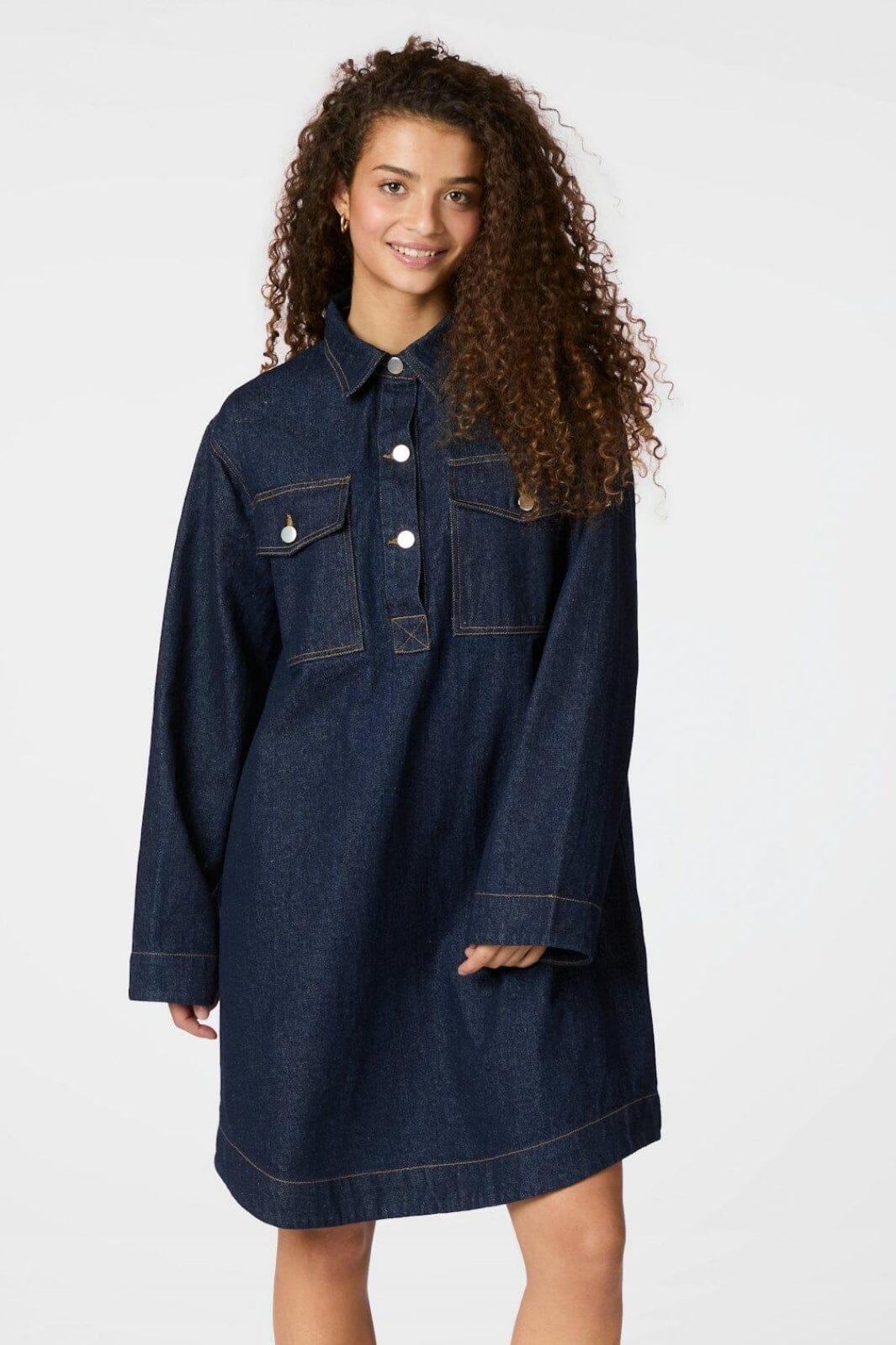 Neo Noir - Paras Denim Dress 163381 - 534 - Dark Blue - Image 5