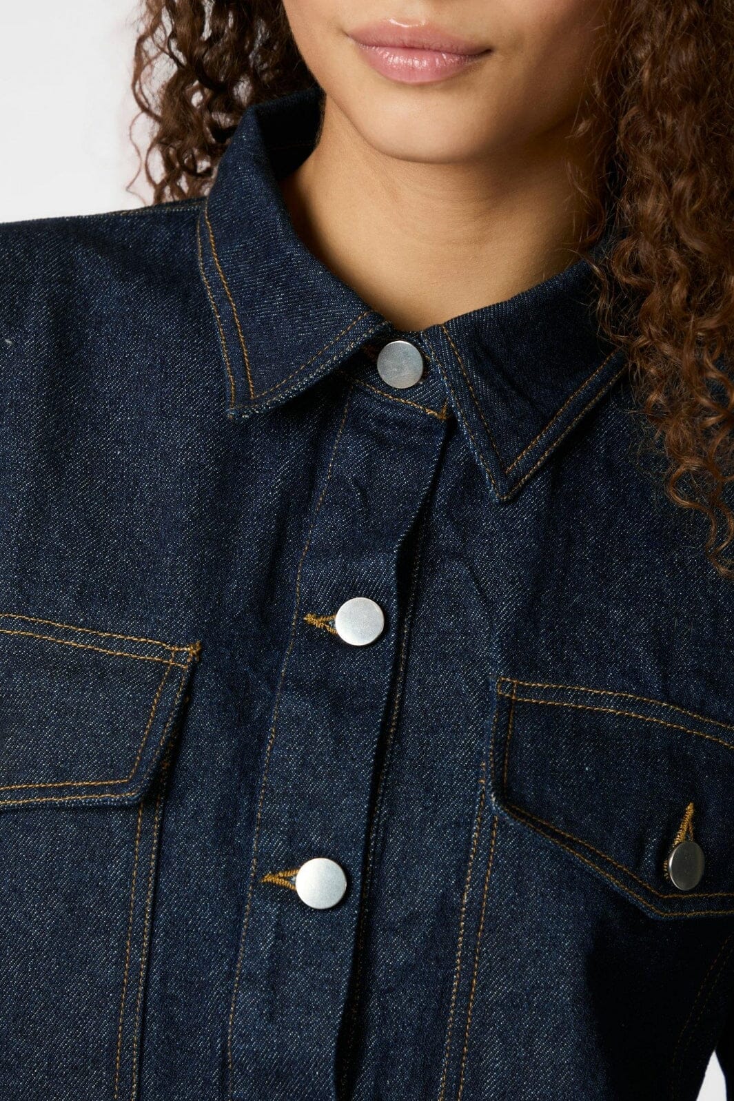 Neo Noir - Paras Denim Dress 163381 - 534 - Dark Blue - Image 8