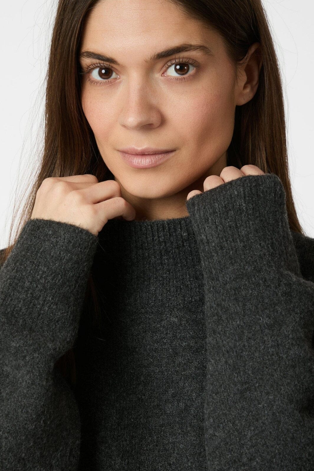 Neo Noir - Paulina Knit Blouse 159703 - 132 - Antracit - Image 4