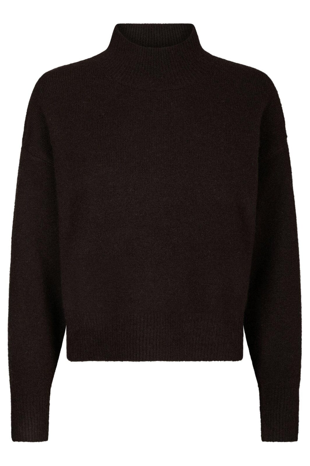 Neo Noir - Paulina Knit Blouse 159703 - 676 - Dark Brown - Image 3
