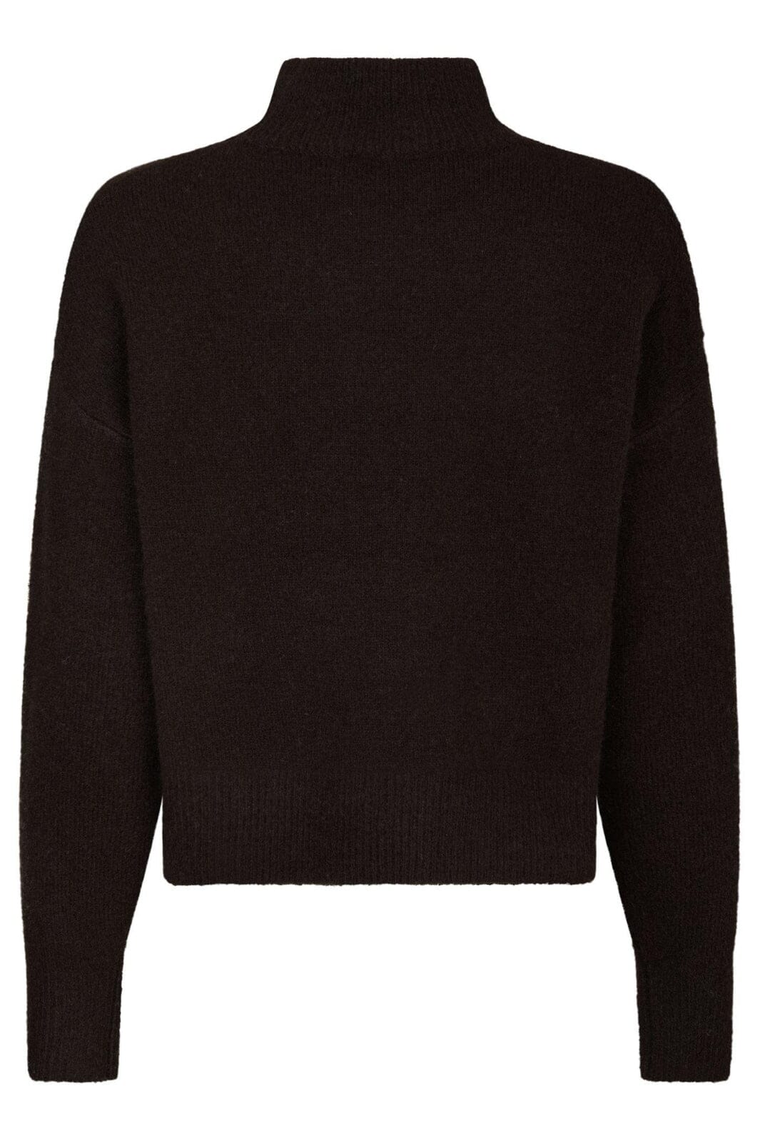 Neo Noir - Paulina Knit Blouse 159703 - 676 - Dark Brown - Image 8