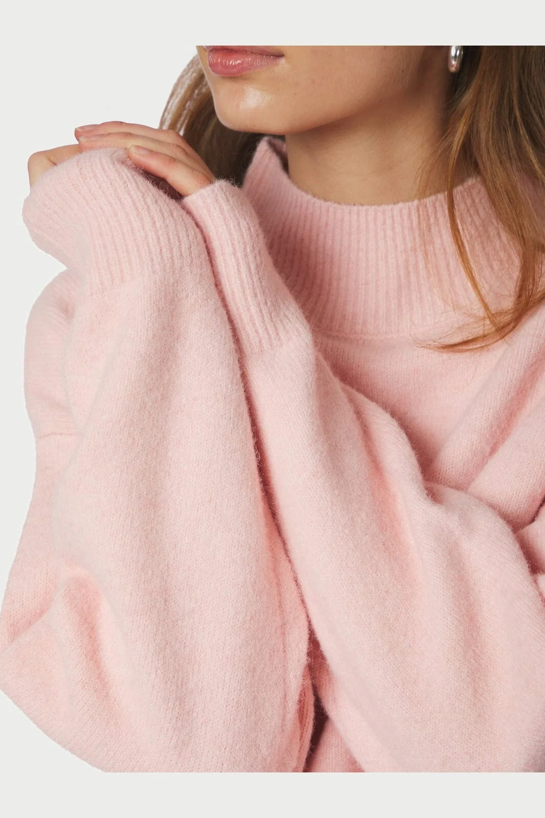 Neo Noir - Paulina Knit Blouse 159703 - 754 - Light Pink - Image 8