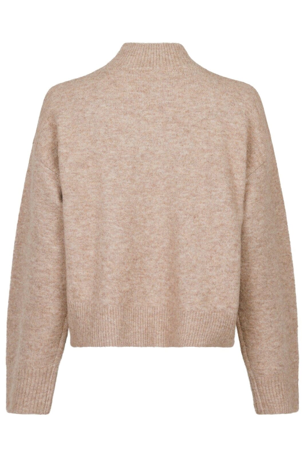 Neo Noir - Paulina Knit Blouse - Sand Melange - Image 4