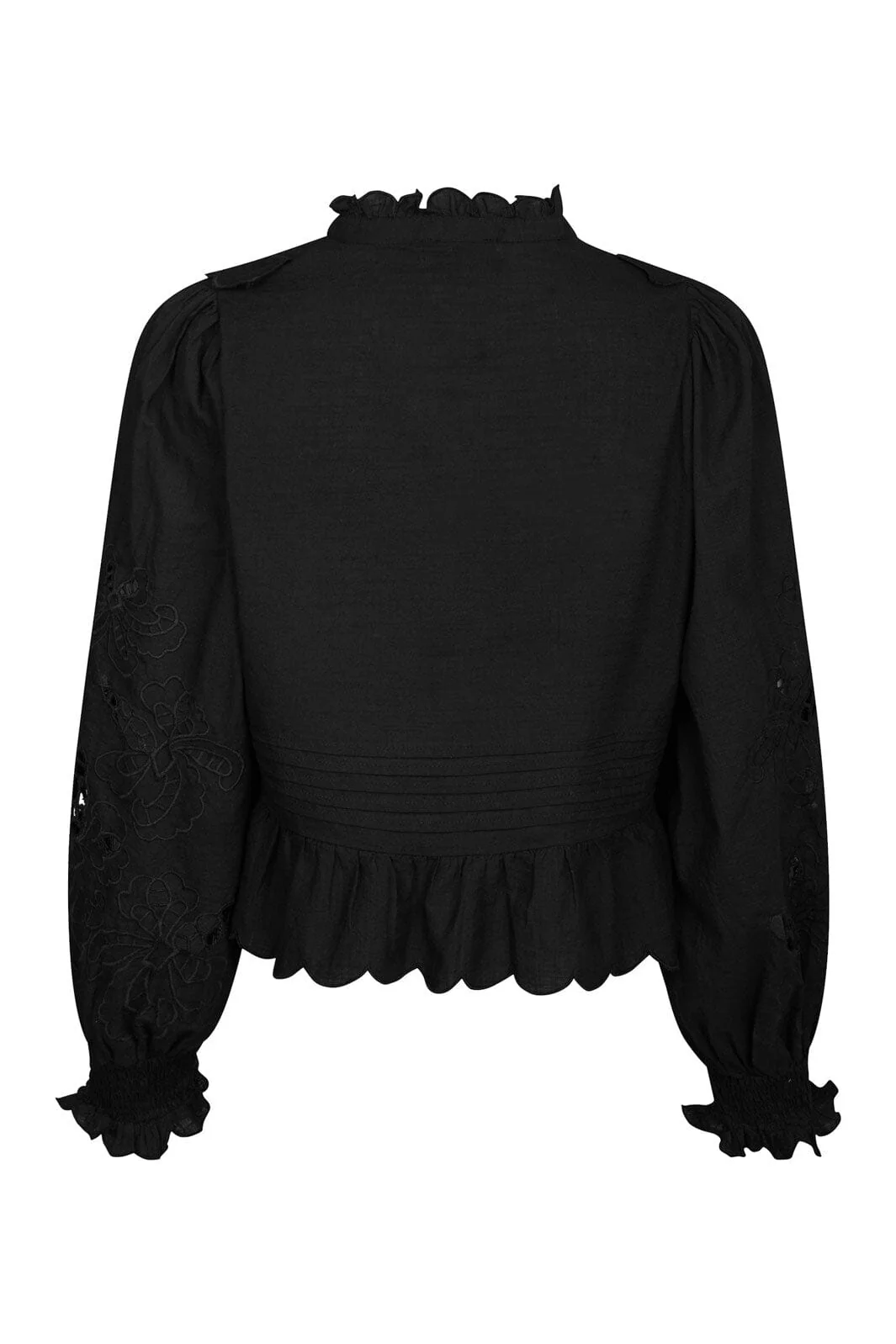 Neo Noir - Petrine Embroidery Blouse 161136 - 100 - Black - Image 6