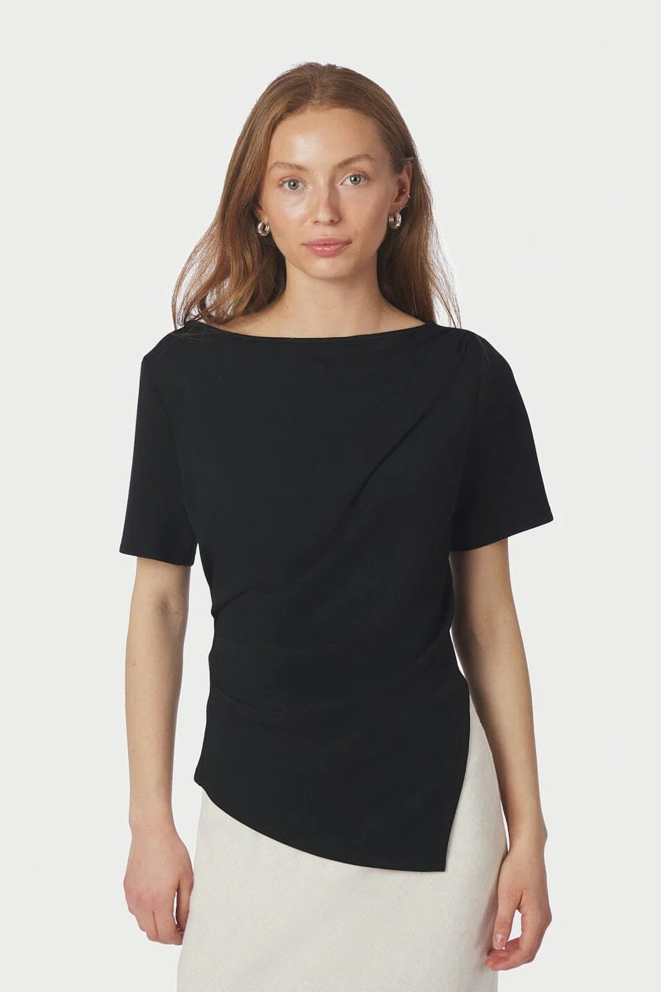 Neo Noir - Rasmine Soft Blouse 165739 - 100 - Black - Image 6