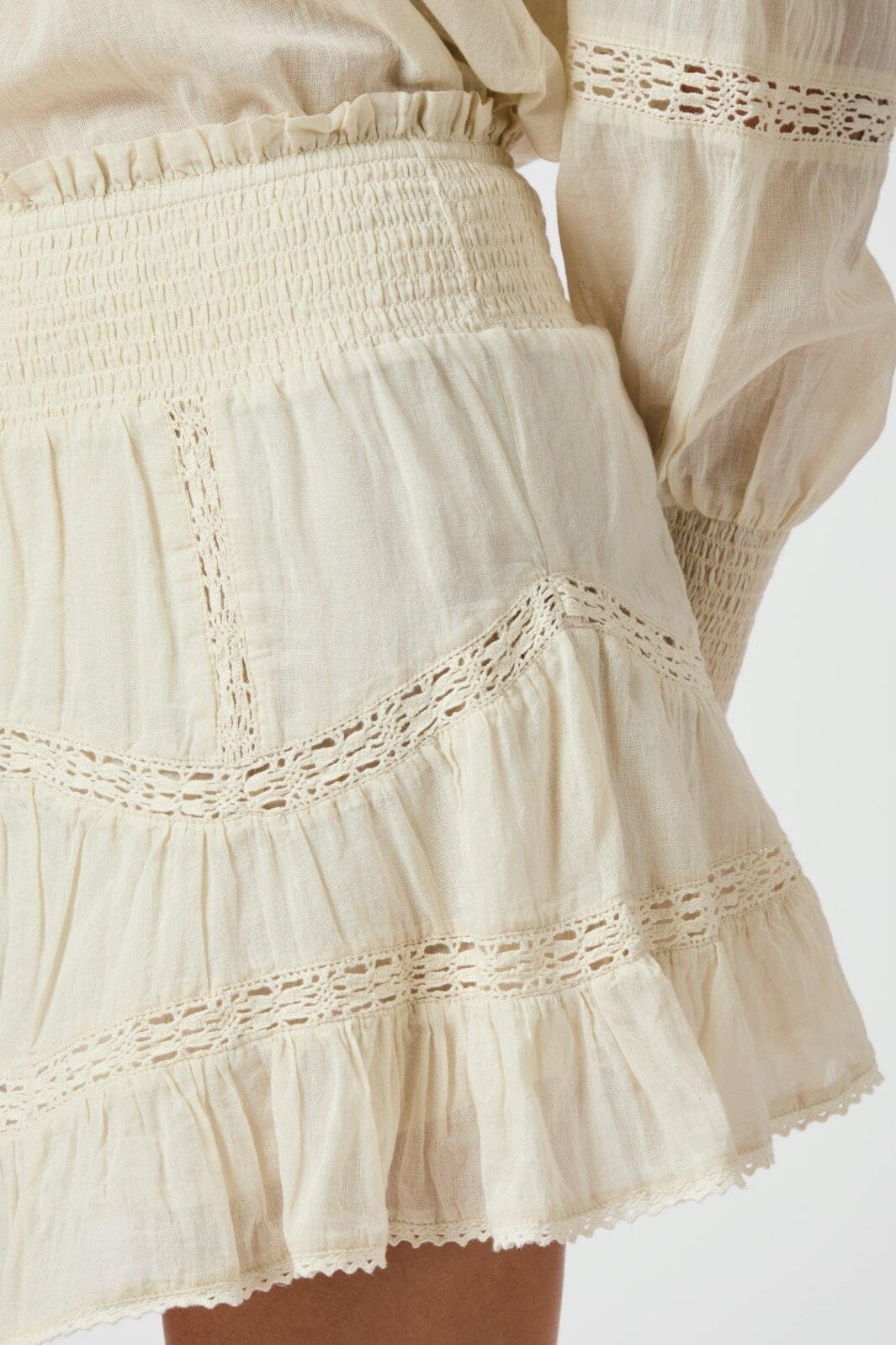 Neo Noir - Robby S Voile Skirt 161128 - 191 - Light Yellow - Image 3