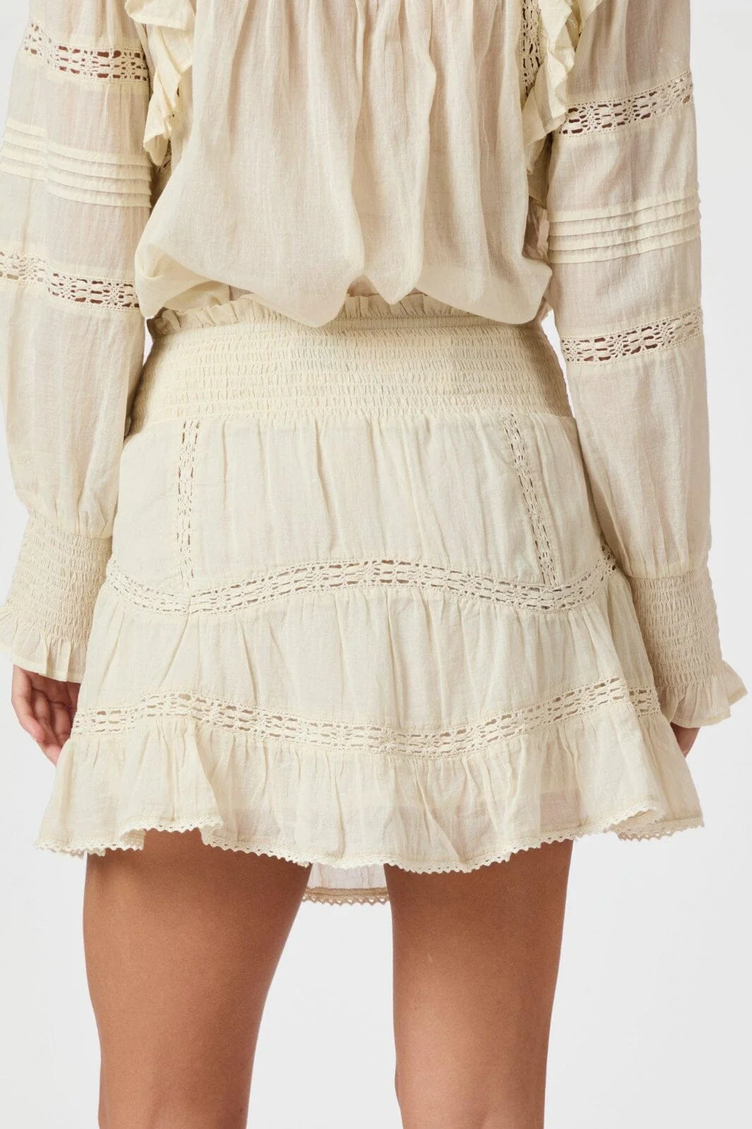 Neo Noir - Robby S Voile Skirt 161128 - 191 - Light Yellow - Image 5