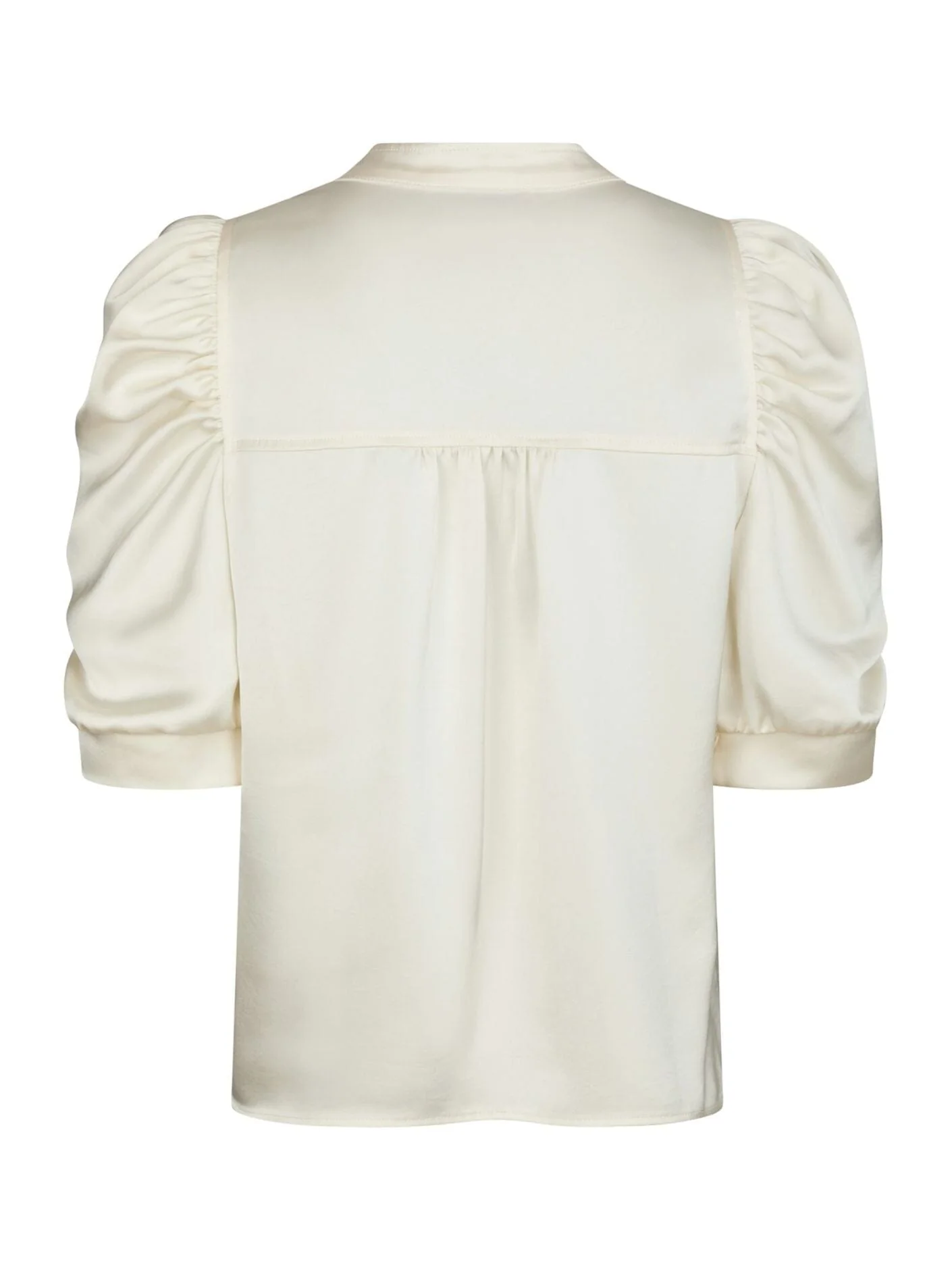 Neo Noir - Roella Heavy Sateen Blouse 162590 - 621 - Pearl - Image 8