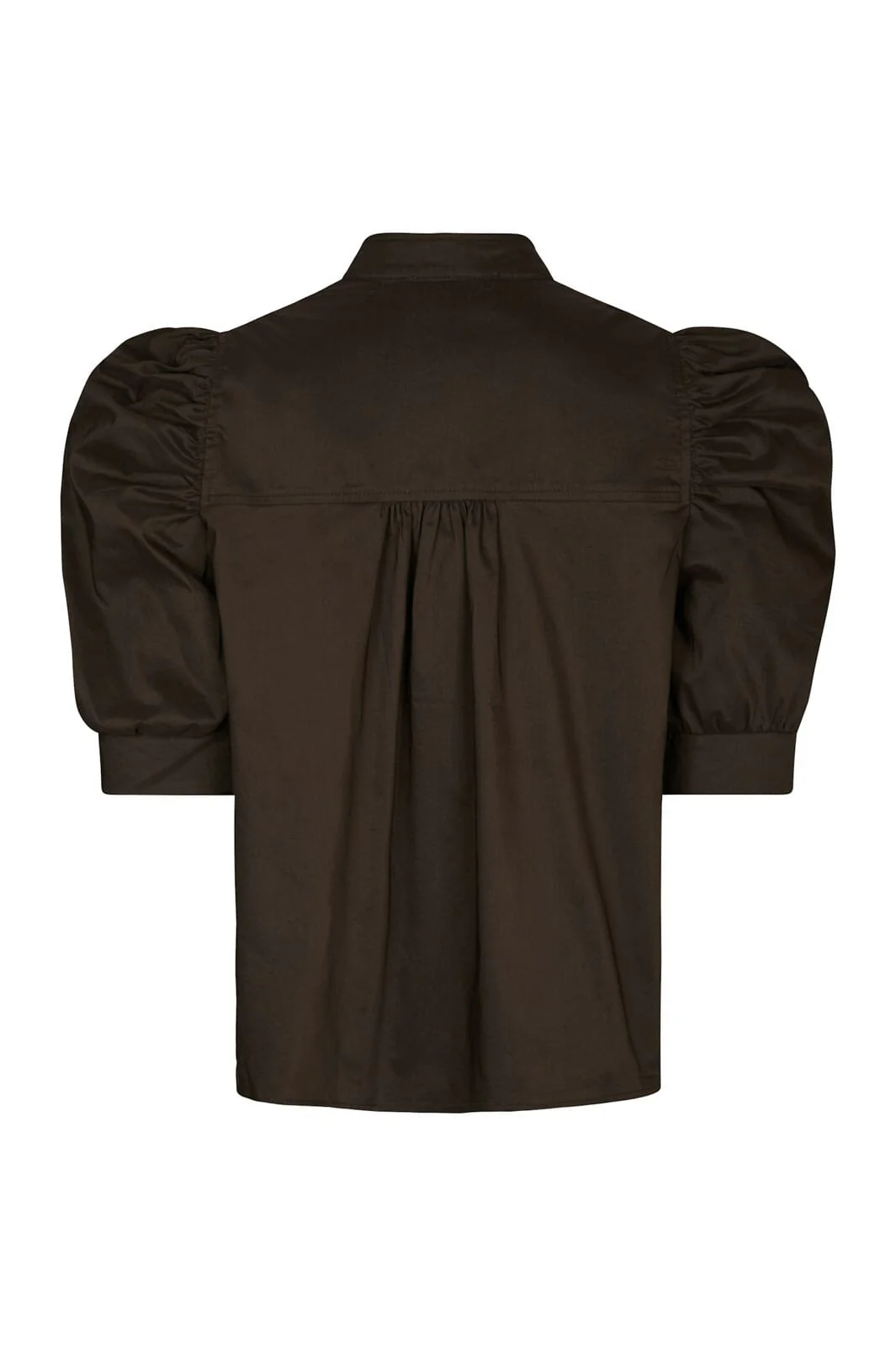 Neo Noir - Roella Poplin Blouse 164283 - 584 - Chocolate Brown - Image 6