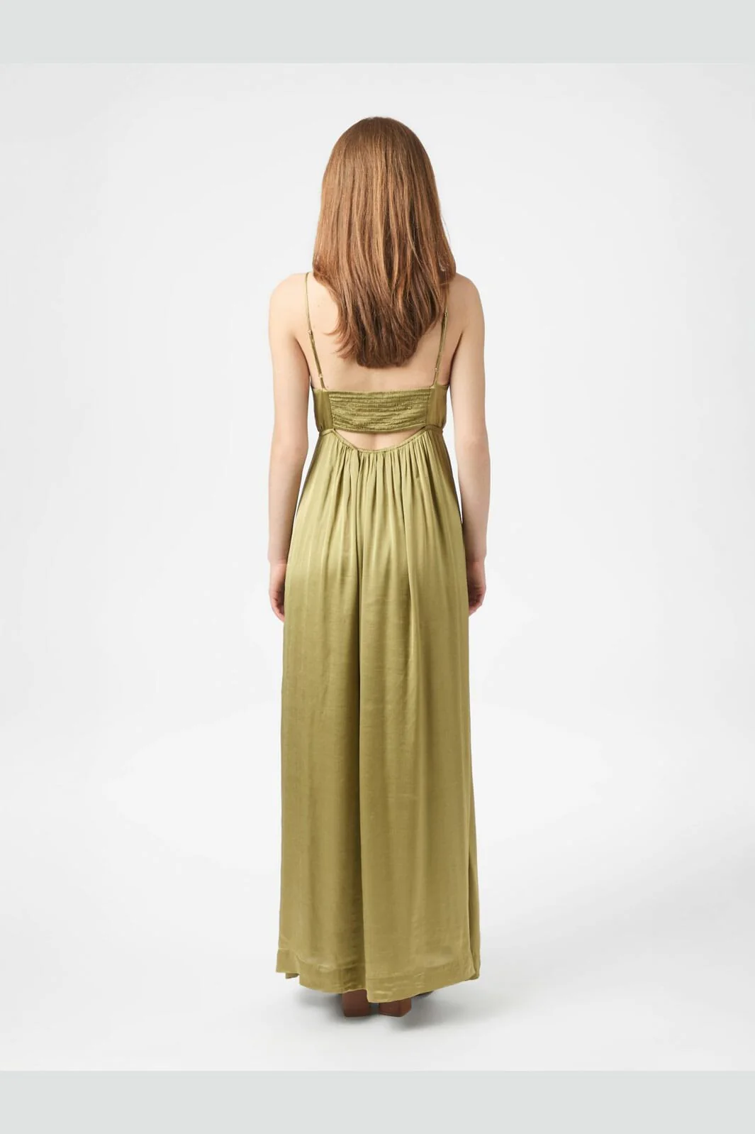 Neo Noir - Savani Long Soft Dress 166383 - 340 - Sage Green - Image 4