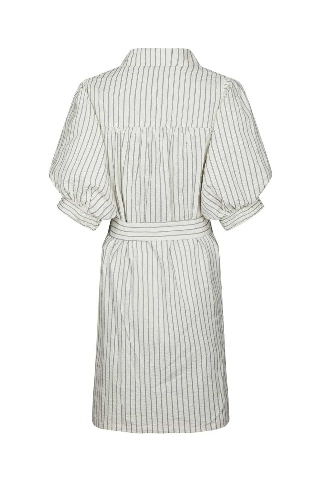 Neo Noir - Serene Slim Stripe Dress 168963 - 121 - Off White - Image 5