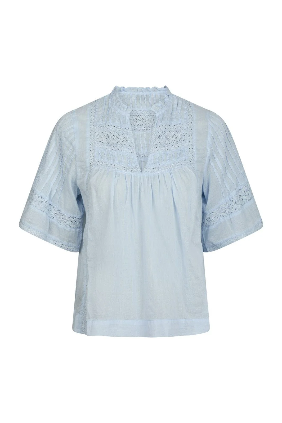 Neo Noir - Siama S Voile Blouse 164703 - 145 - Light Blue - Image 3