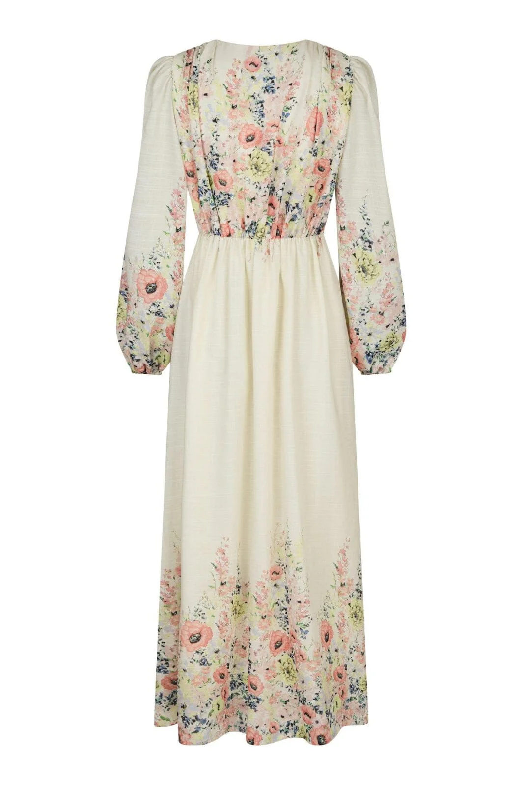 Neo Noir - Silfi Flower Print Dress 164828 - 122 - Creme - Image 10