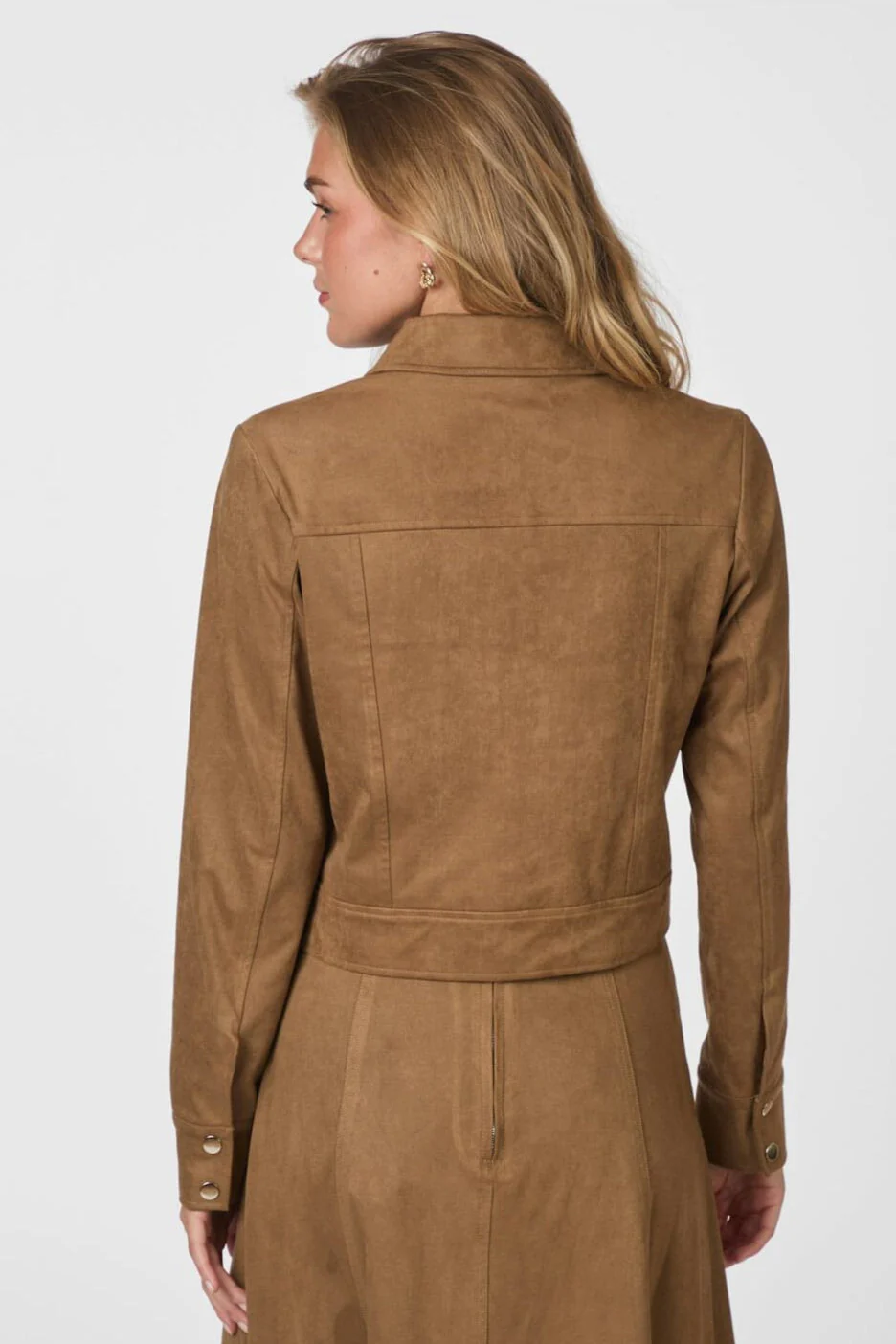 Neo Noir - Tamari Faux Suede Jacket 164712 - 604 - Cognac - Image 5