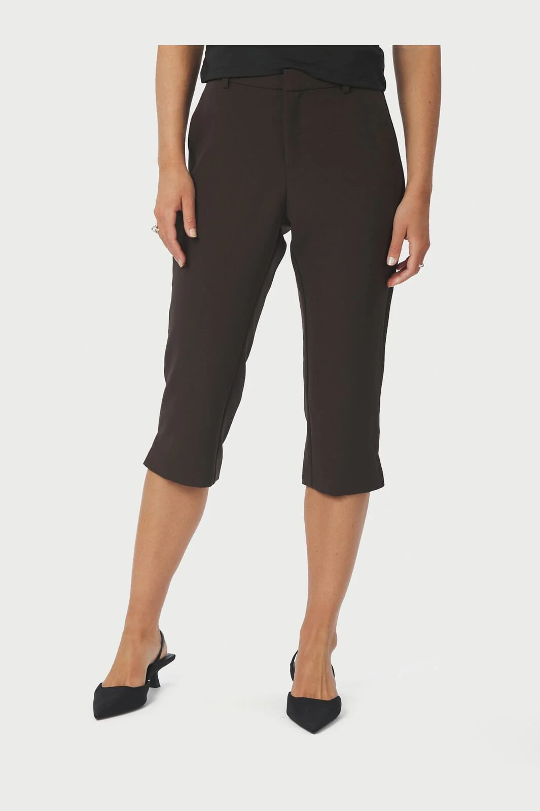 Neo Noir - Tasia Suit Capri Pants 163723 - 676 - Dark Brown - Image 3