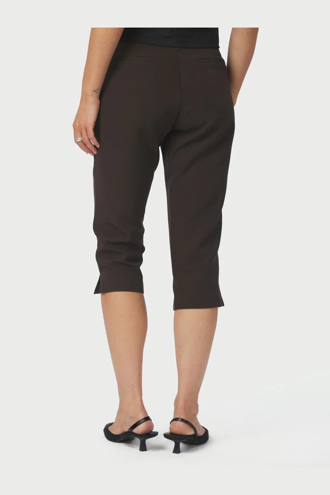 Neo Noir - Tasia Suit Capri Pants 163723 - 676 - Dark Brown - Image 4