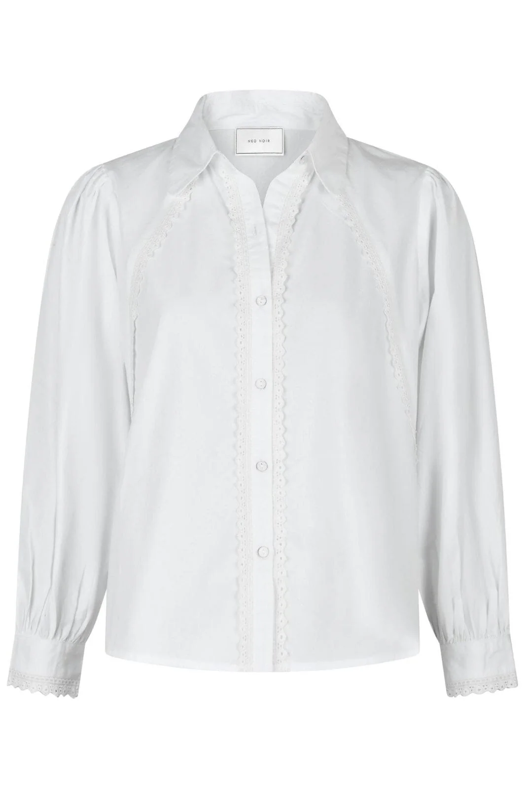 Neo Noir - Tilly C Poplin Shirt 163534 - 120 - White - Image 2